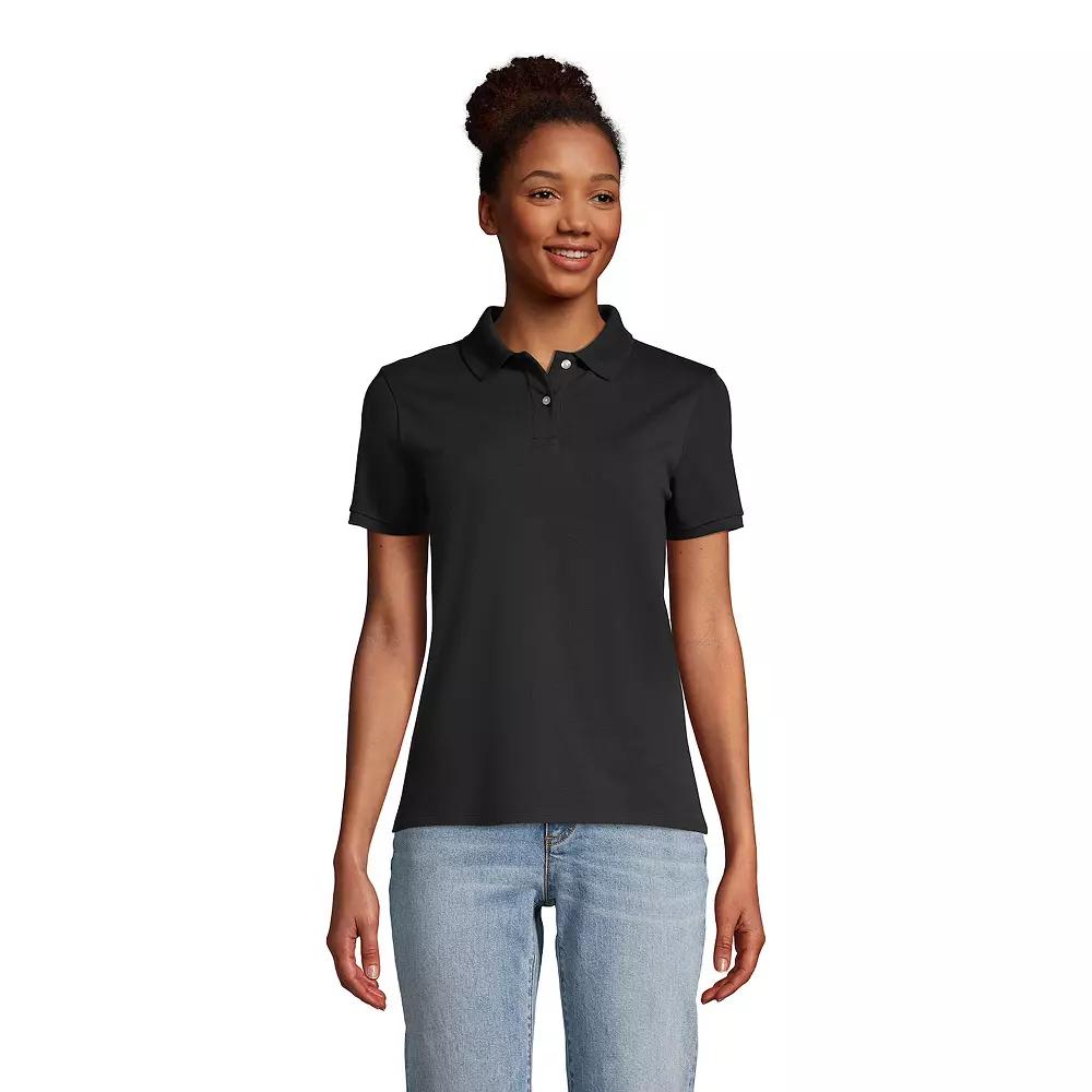 Women's Lands' End Mesh Polo Shirt,  Product Image