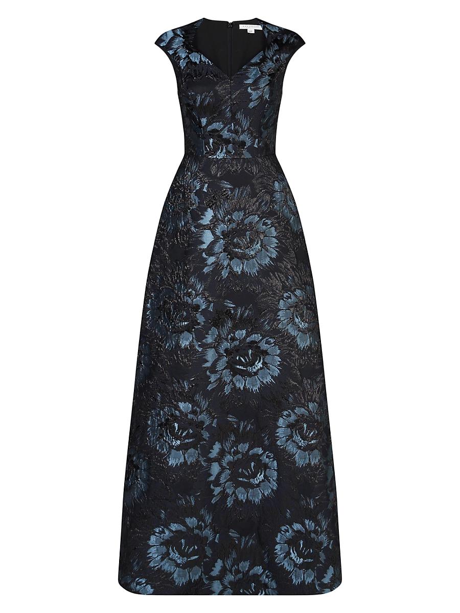 Womens Isabetta Floral Jacquard Gown Product Image