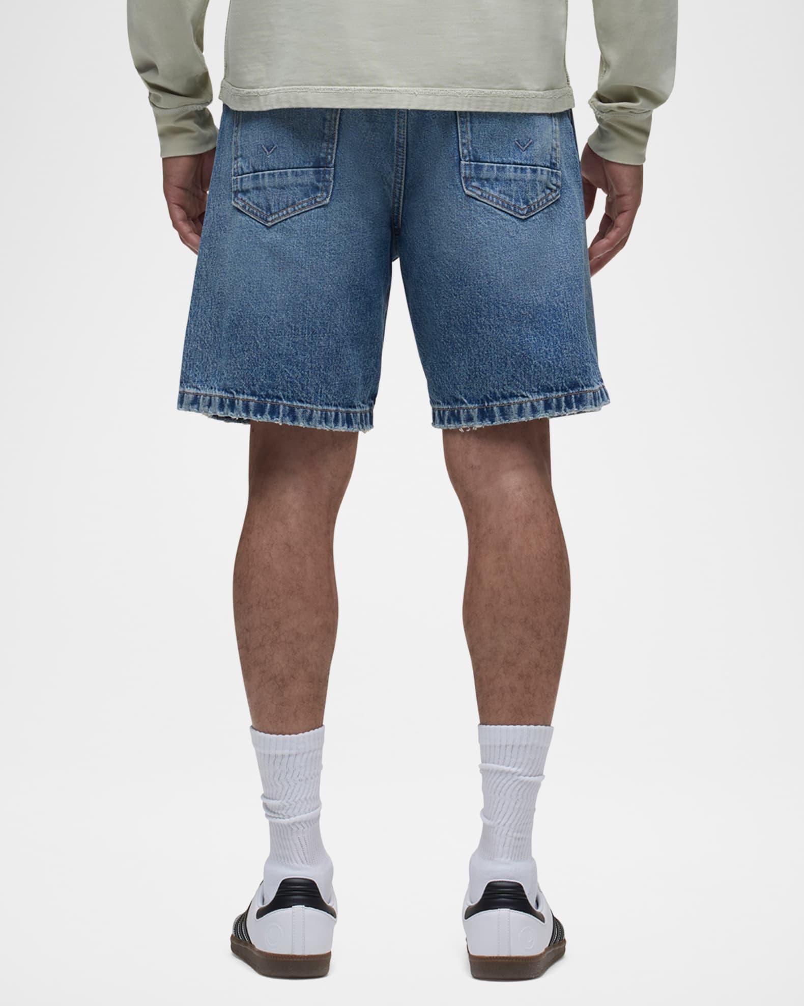 Men's Relaxed Denim Shorts Product Image