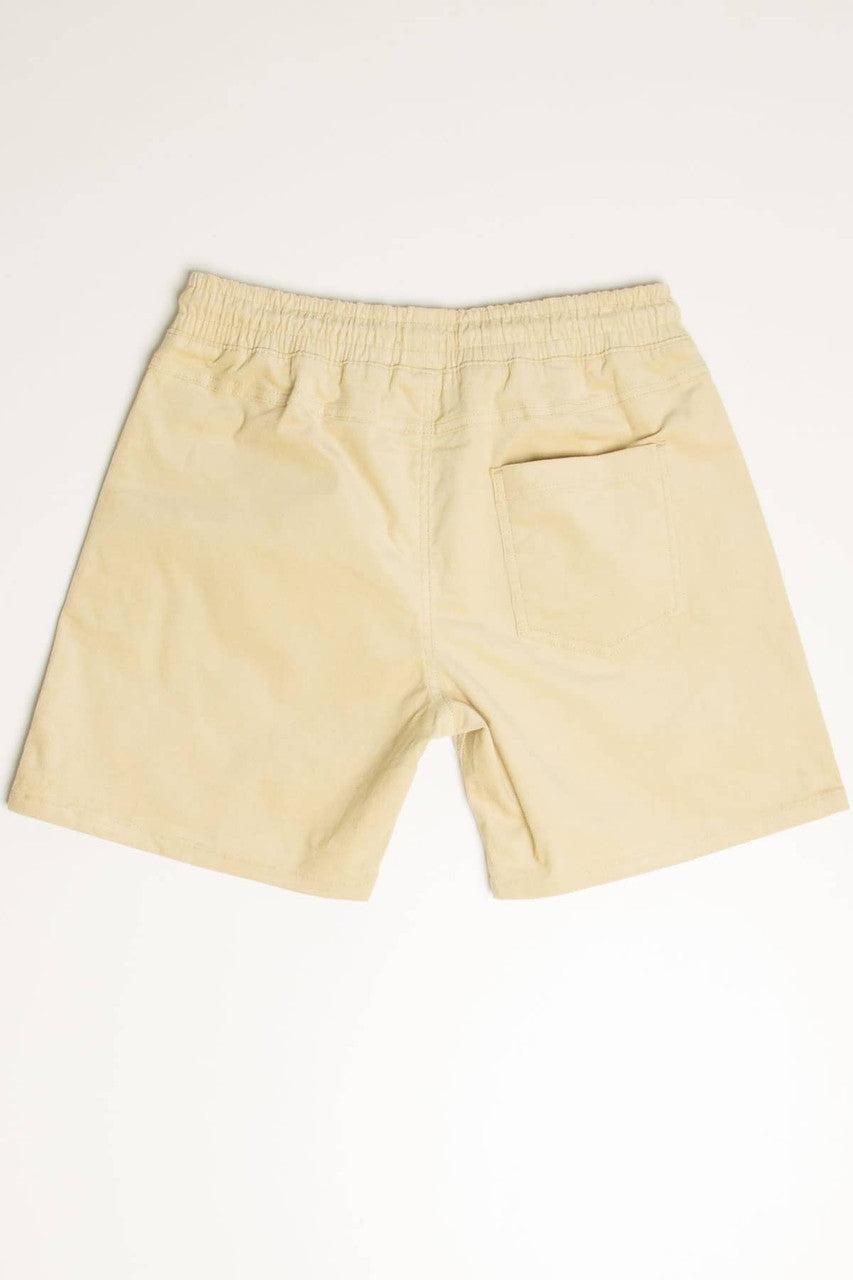 Pale Khaki Corduroy Shorts Product Image