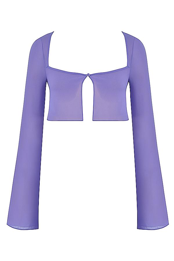 Marseille  violet cover up top Product Image