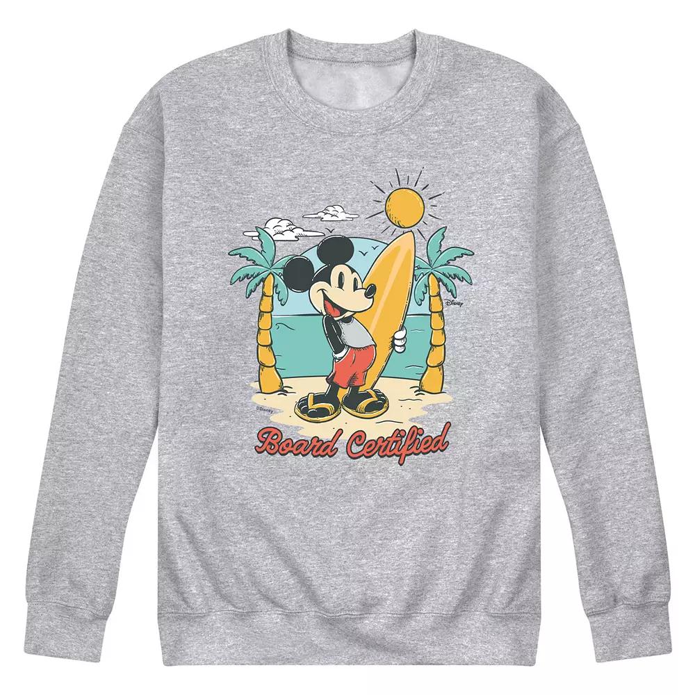 Disney's Mickey Mouse Men's Board Certified Fleece Sweatshirt,  Product Image