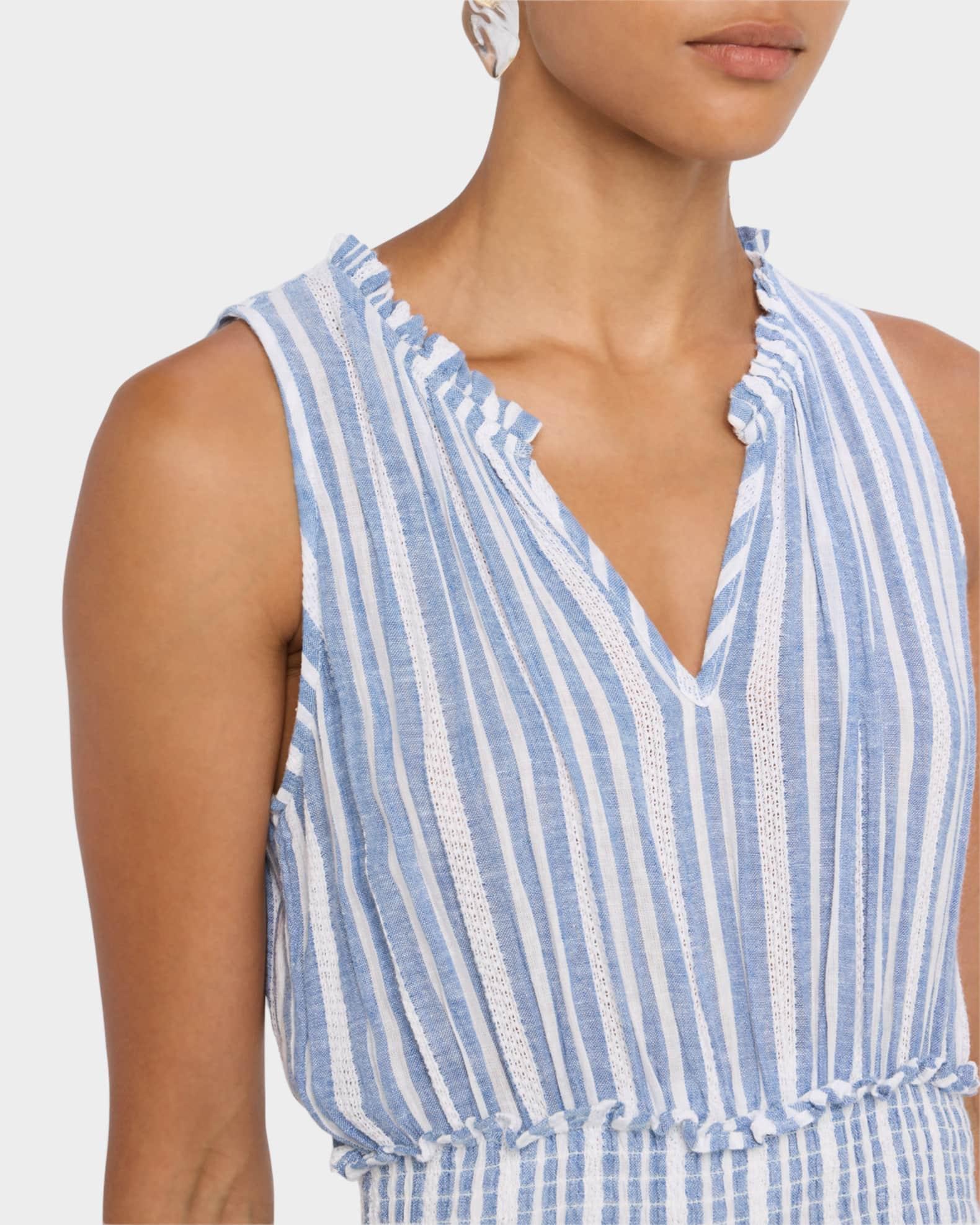 Loulou Striped Maxi Dress Product Image