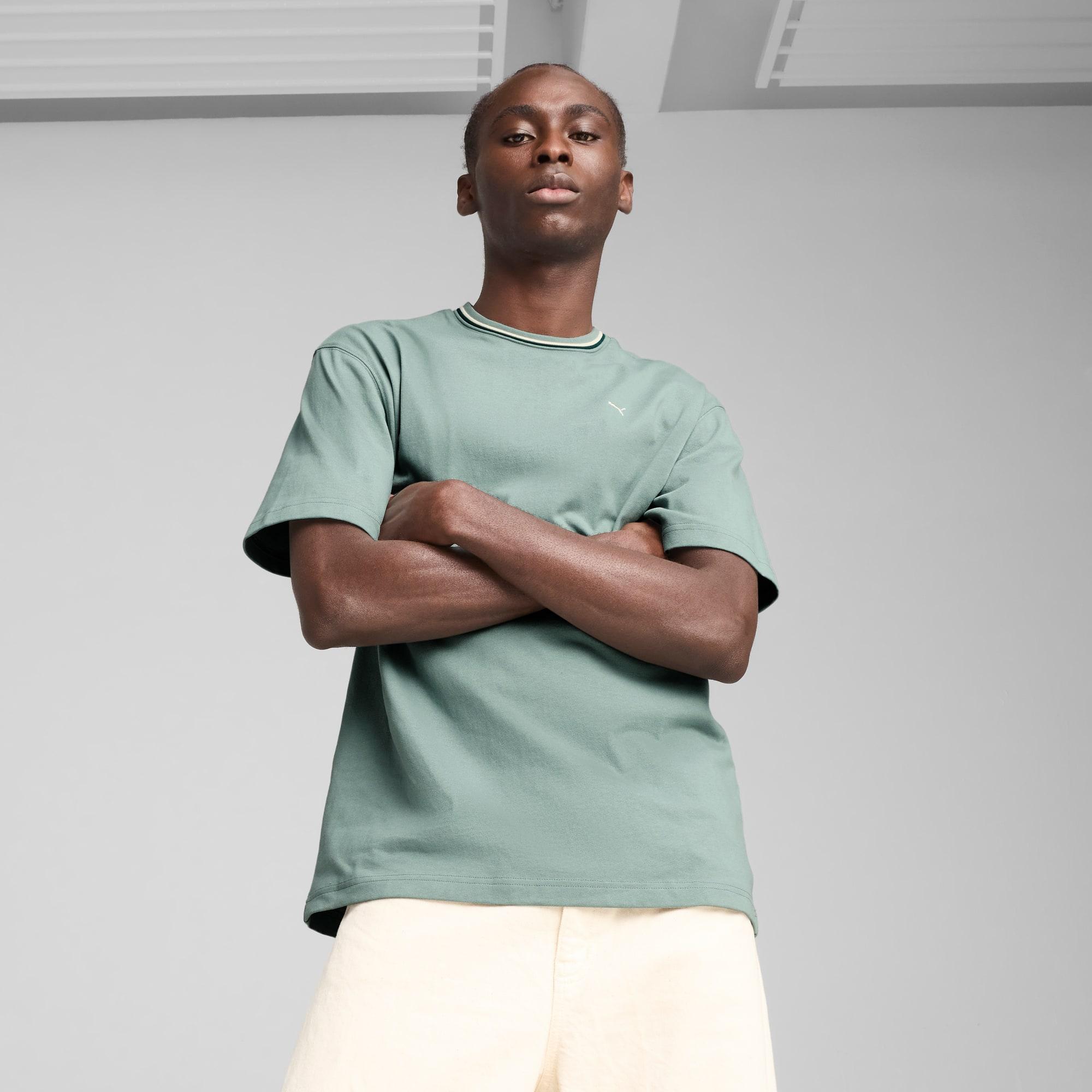 Plus Size Supersoft Stretchy Scalloped Neck Solid T-Shirt Black Women Leisure Woven ribbon&lace trim V-neck Casual T-shirts BloomChic 12/L Product Image