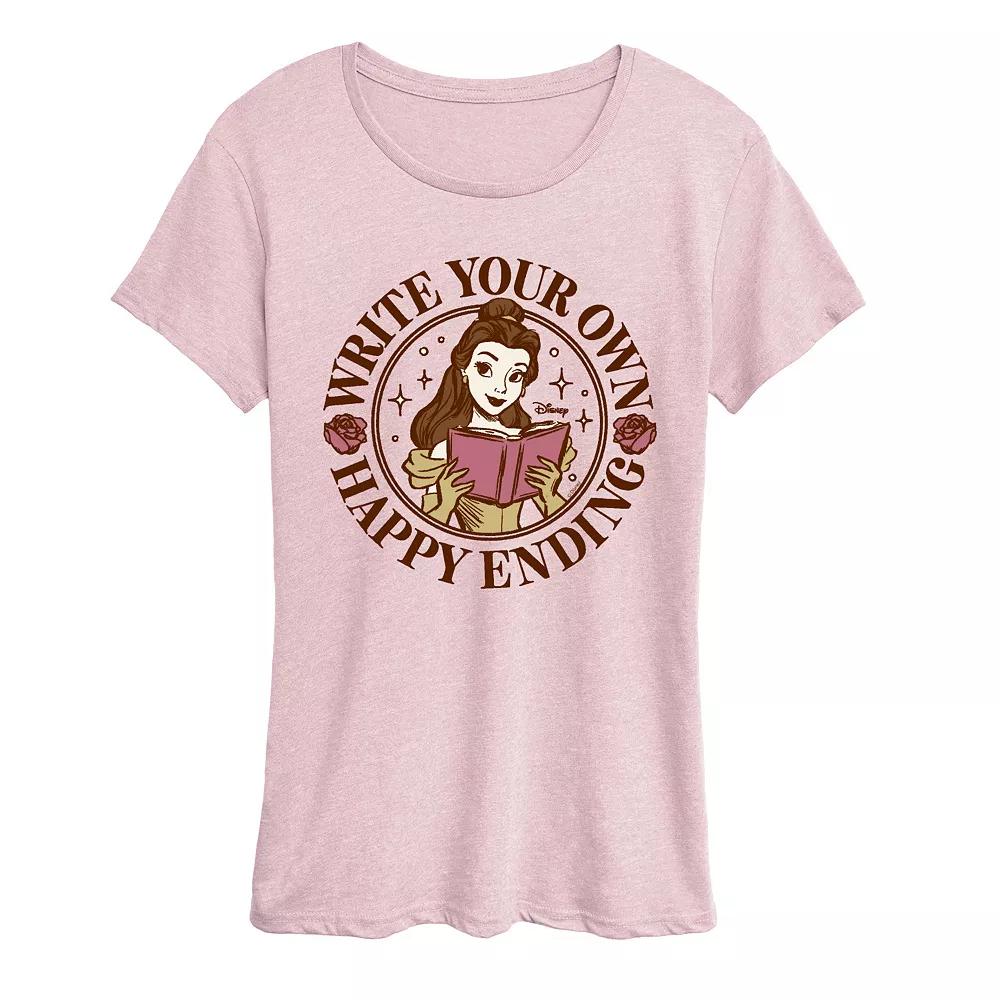 Women's Disney's Belle Write Your Own Happy Ending Graphic Tee,  Product Image