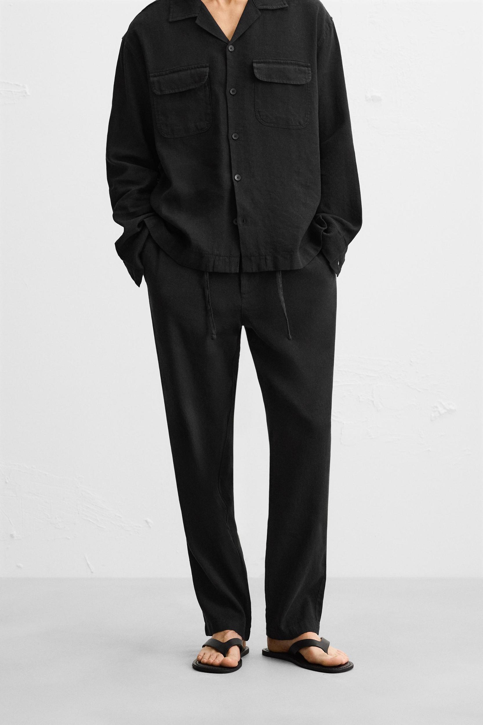 LINEN - COTTON PANTS Product Image