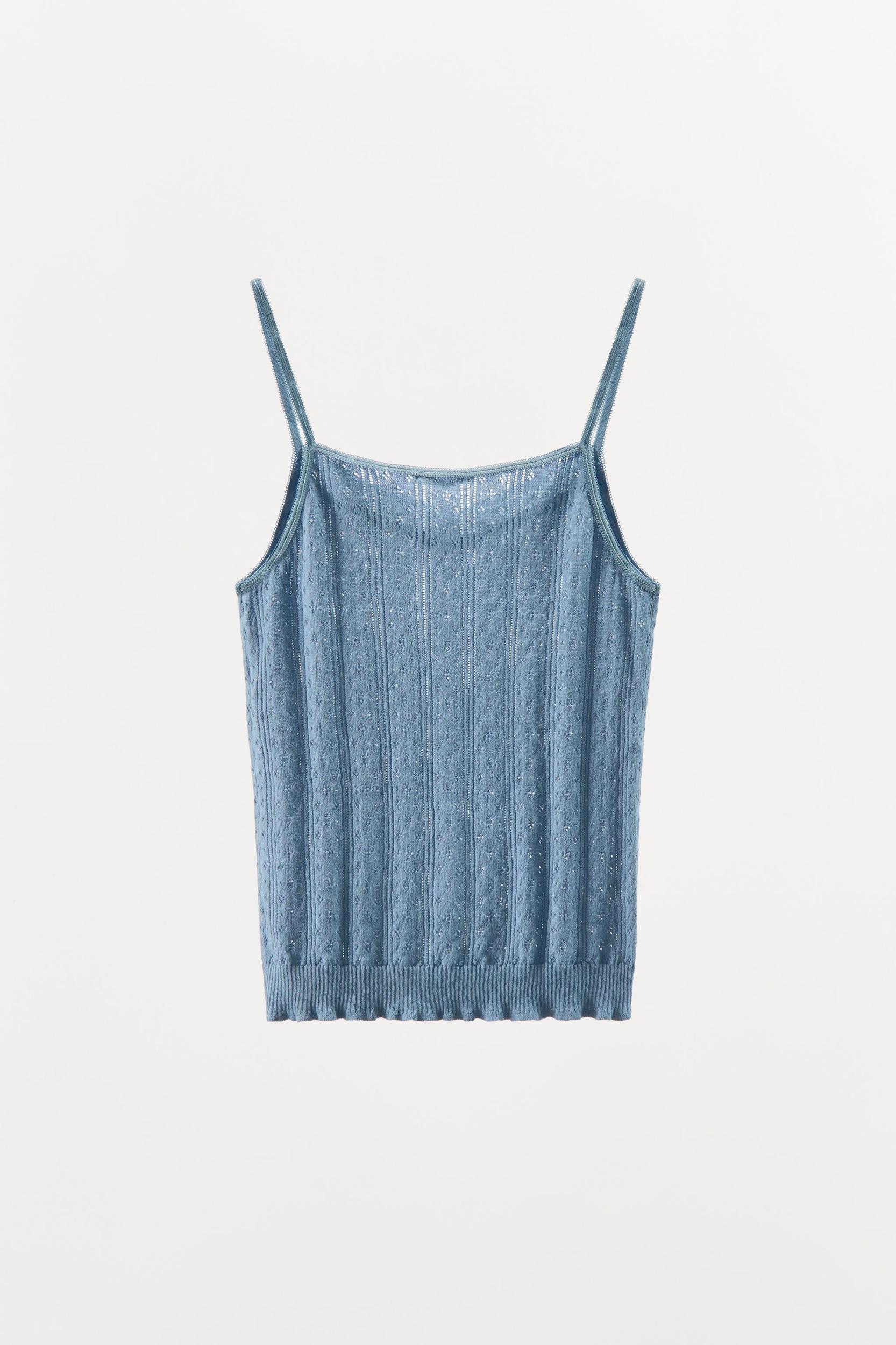 POINTELLE STRAPPY TOP Product Image