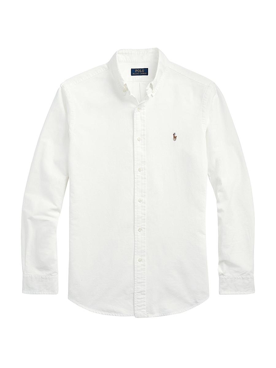 Mens Classic-Fit Cotton Oxford Shirt Product Image