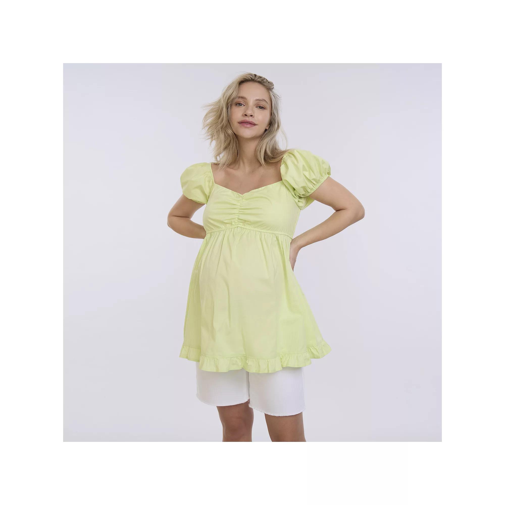 Maternity Motherhood® Off-The-Shoulder Ruched Top, Women's,  Product Image