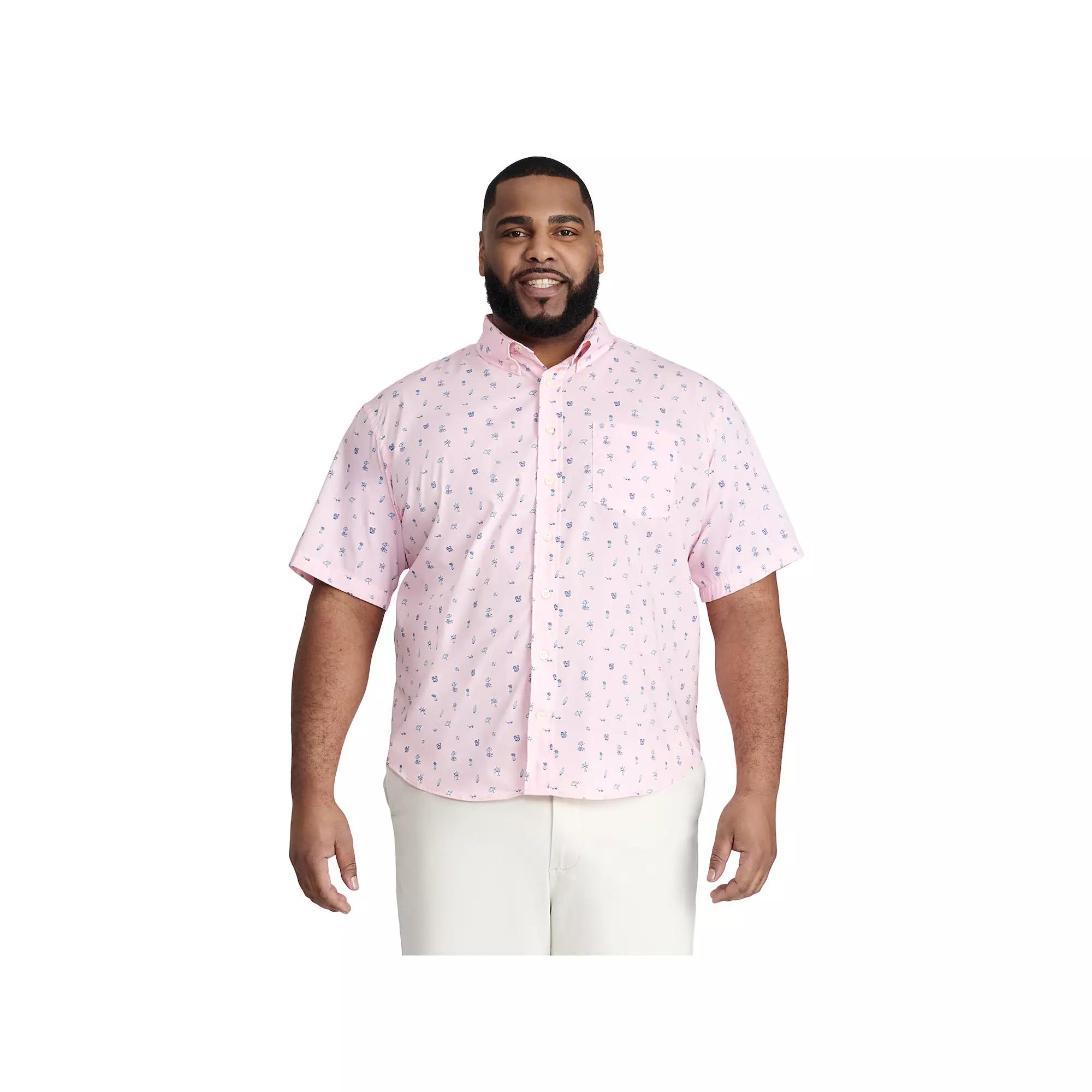 Big & Tall IZOD Advantage Classic-Fit Performance Button-Down Shirt, Men's,  Product Image
