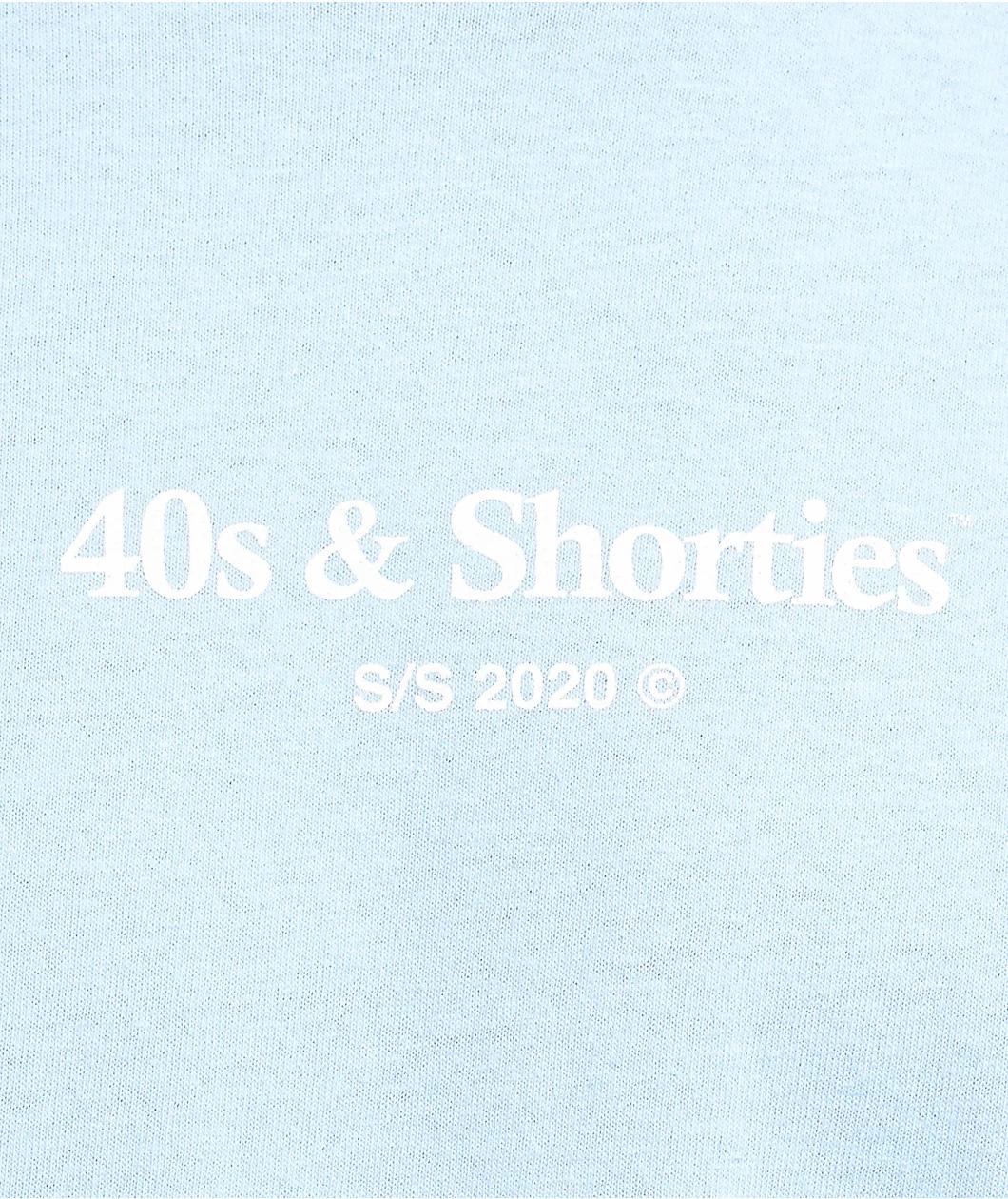 40s & Shorties General Logo Blue T-Shirt Product Image