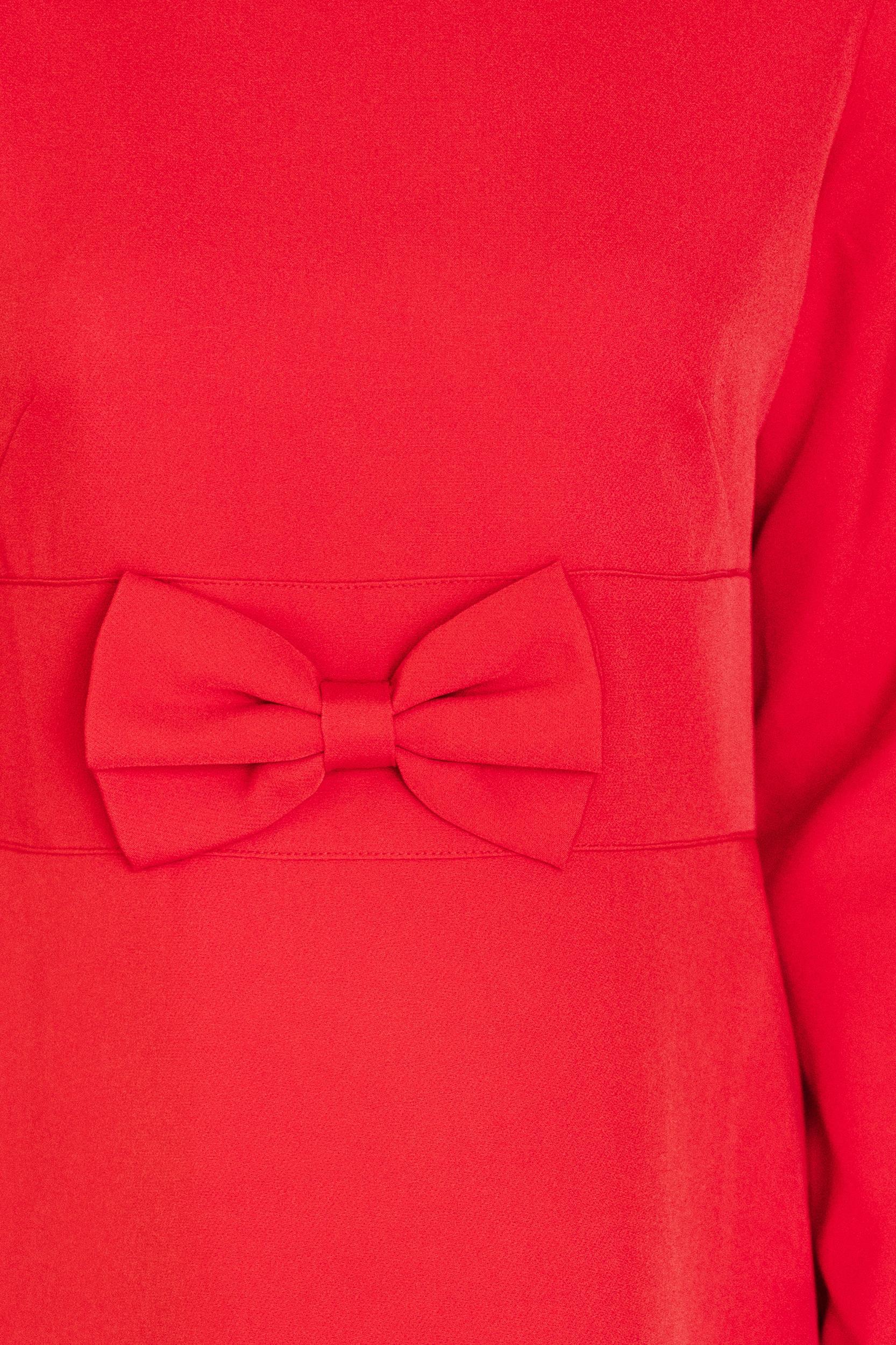 Season Of Giving Red Bow Dress Female Product Image