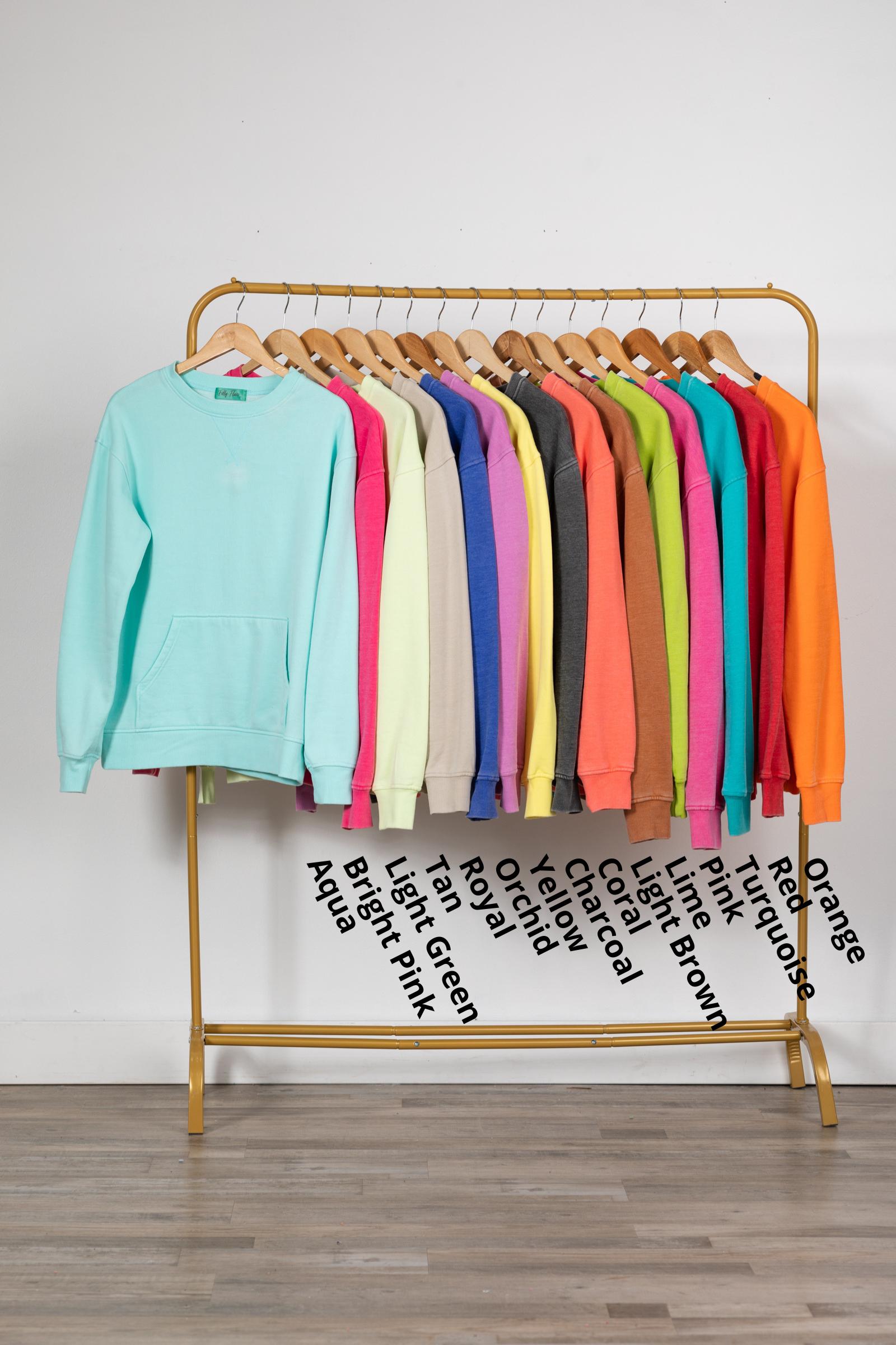 Pigment Dyed Cozy Campfire Sweatshirt Product Image