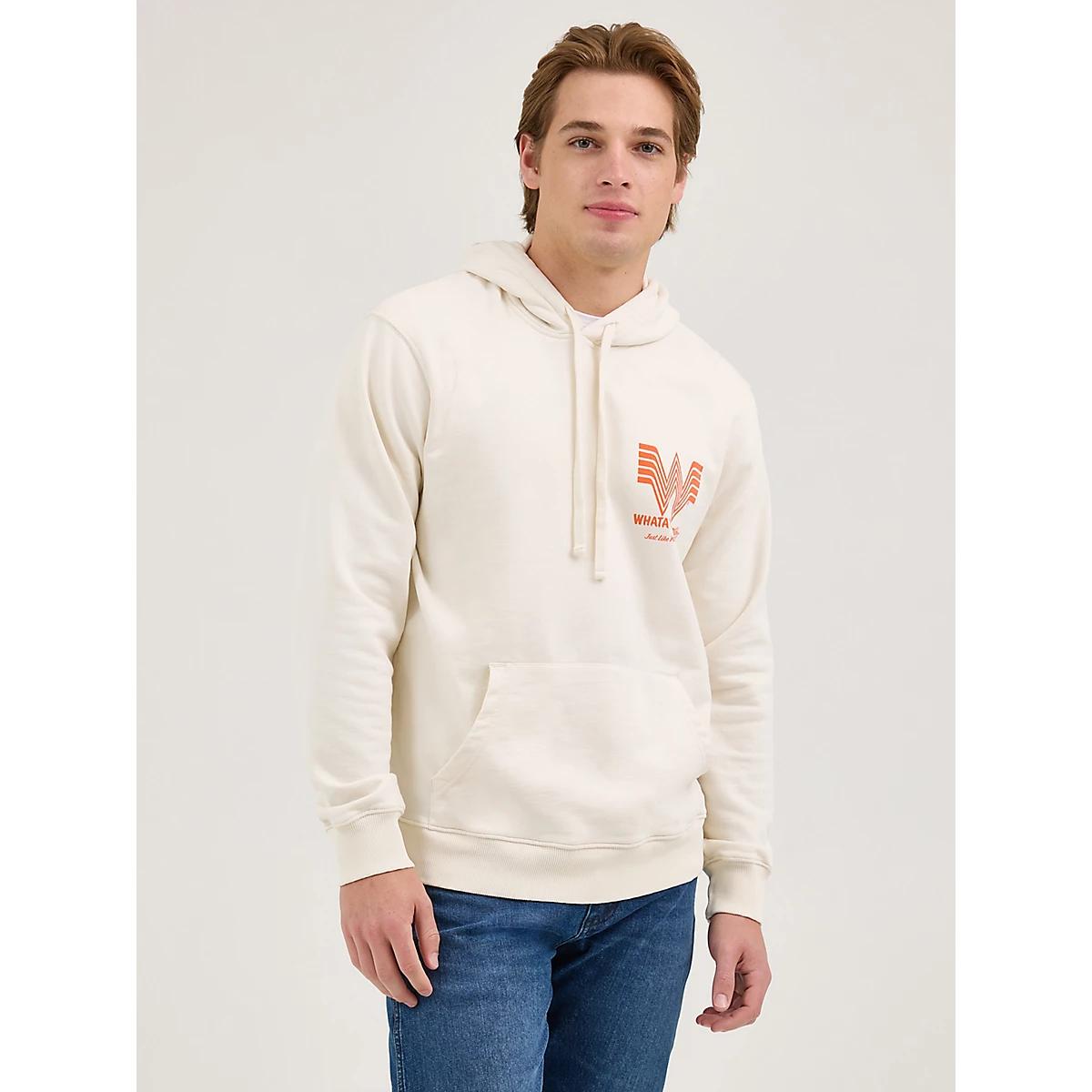 Wrangler x Whataburger Men's Hoodie in Marshmallow Product Image