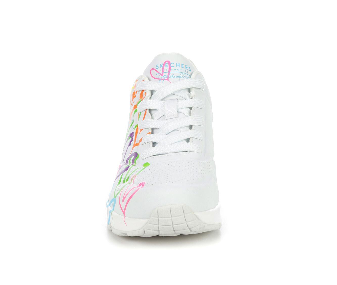 Women's Skechers Street Uno Highlight Love 177981 Wedge Sneakers Product Image