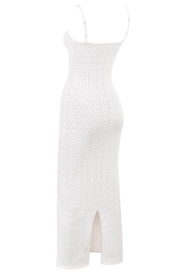 Myla  white knit maxi dress Product Image