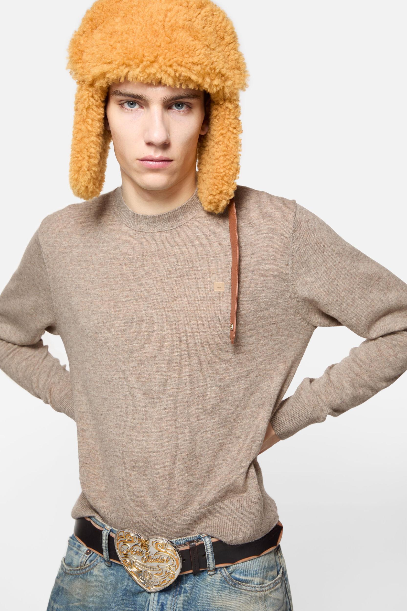 Crewneck jumper - Yak wool Product Image