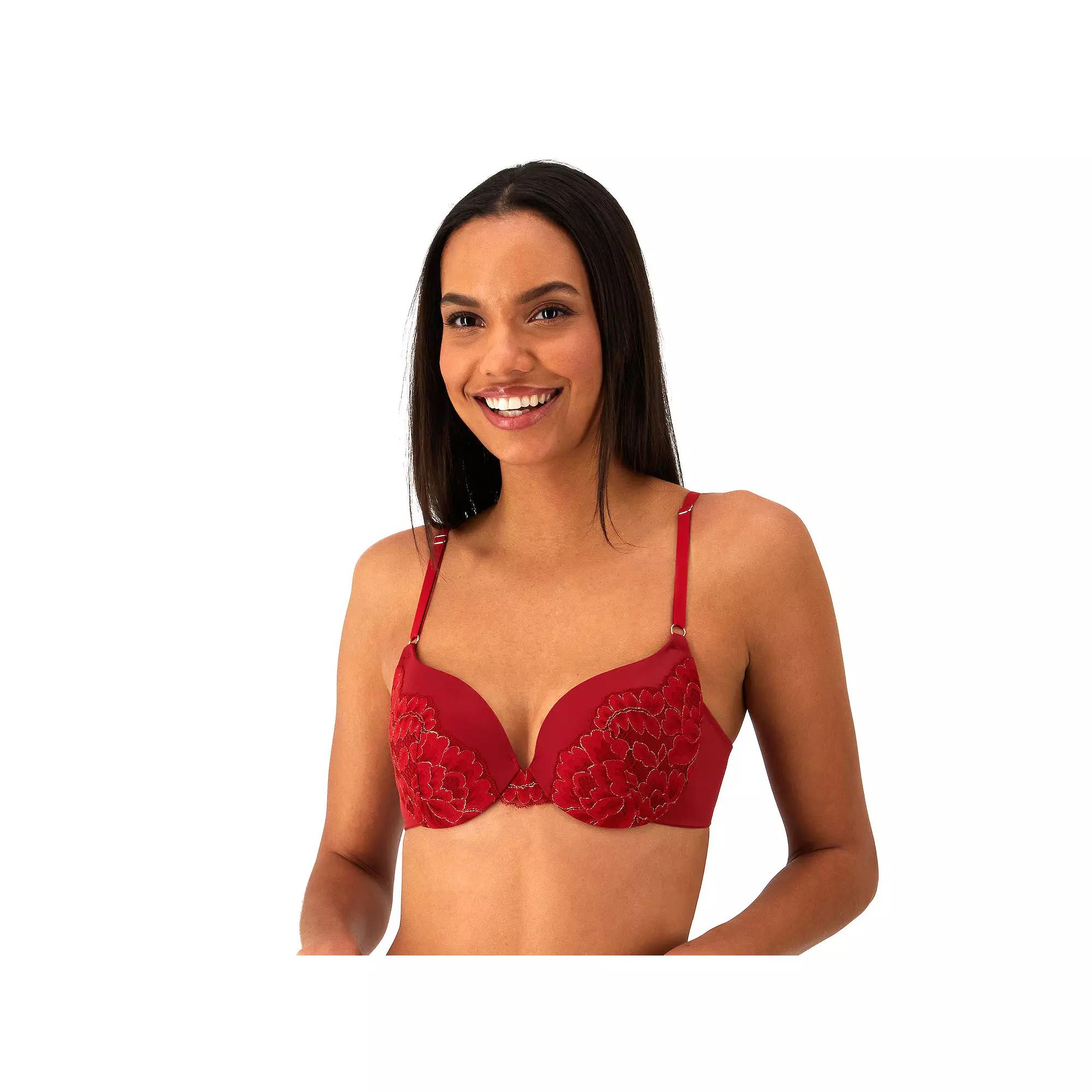 Maidenform® Love the Lift® Push Up & In Underwire Bra DM9900, Women's, Size: 40 C, Red Rose Gold Product Image