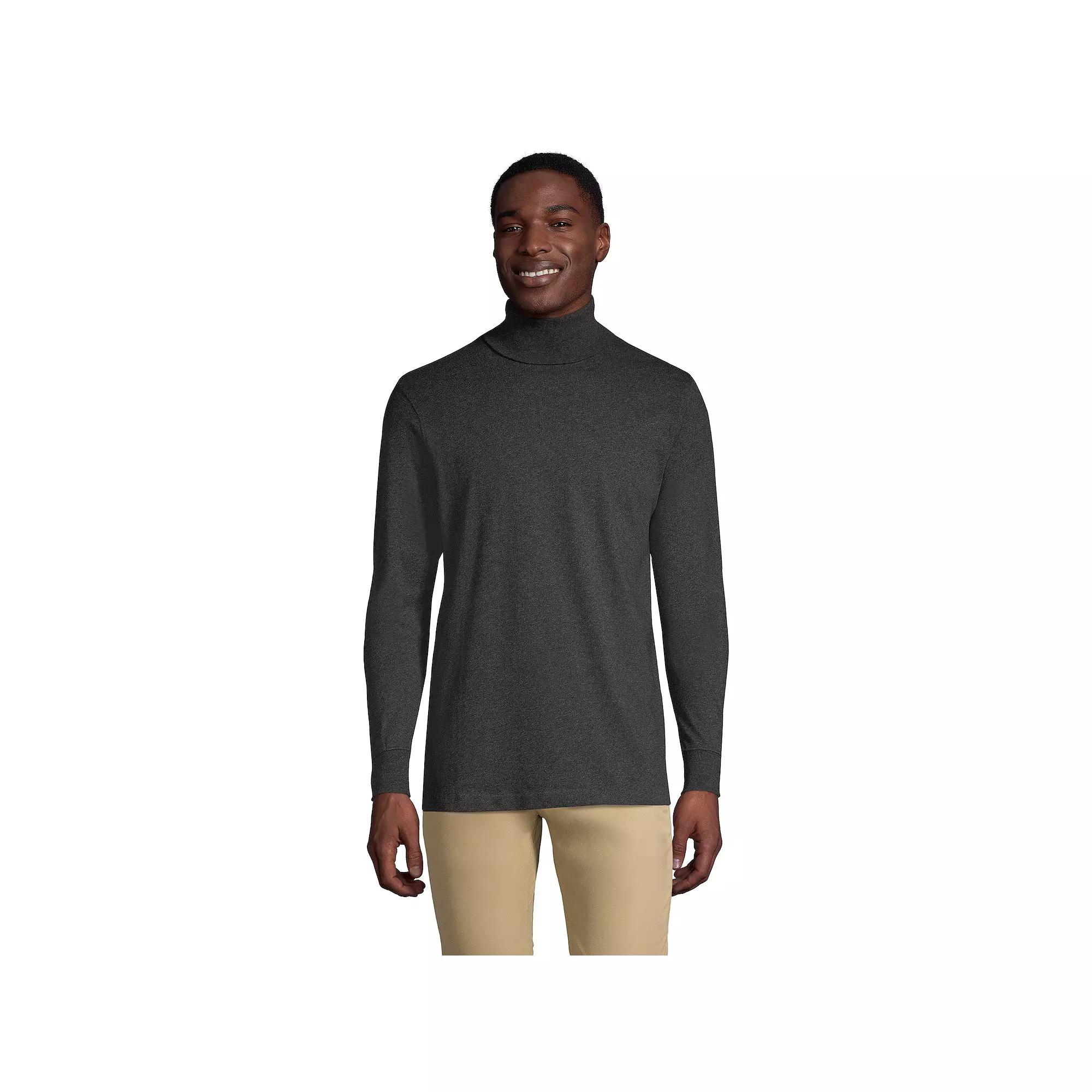 Big & Tall Lands' End Super-T Classic-Fit Turtleneck, Men's,  Product Image