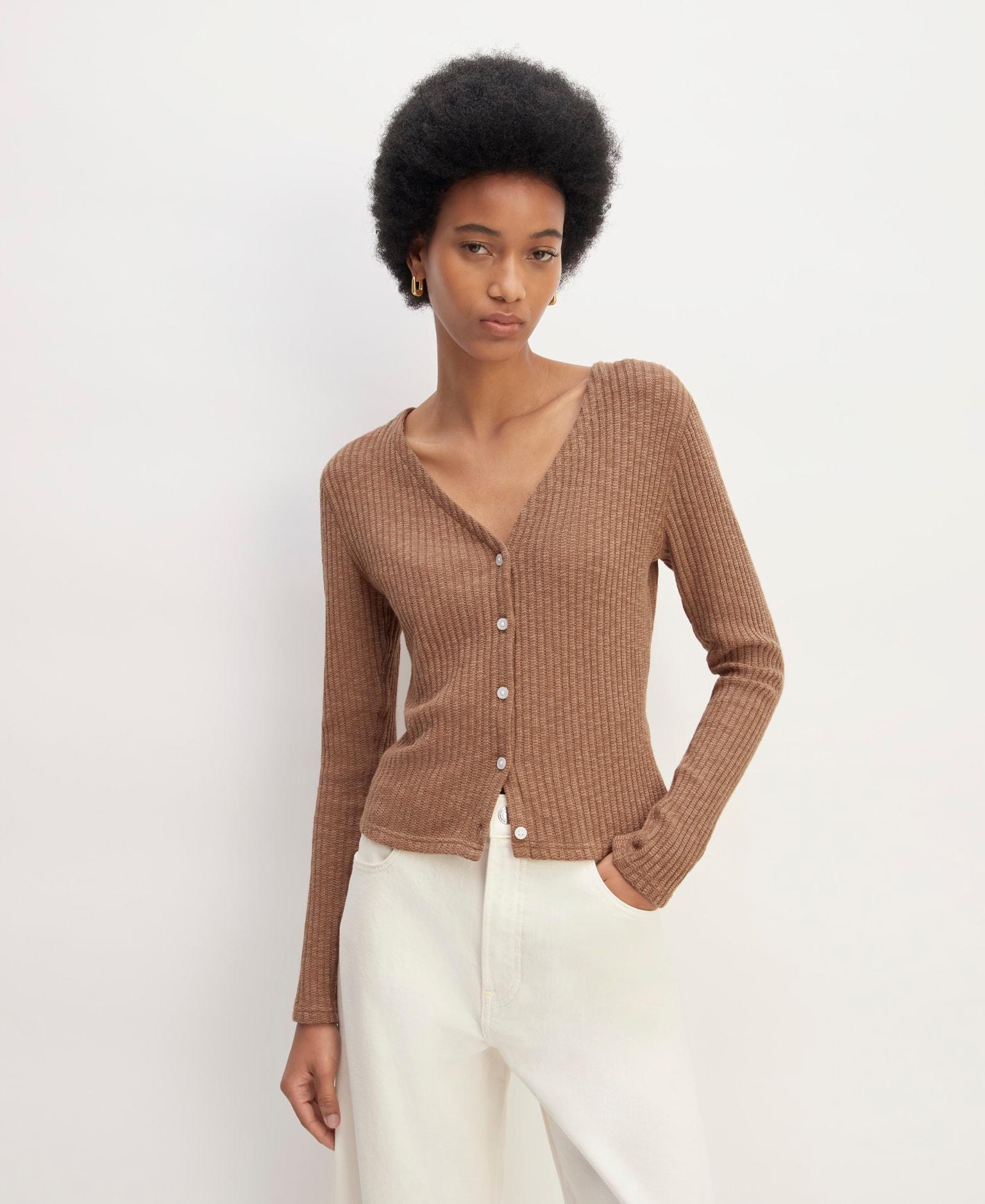 Womens Cozy Rib Cardigan by Everlane Product Image
