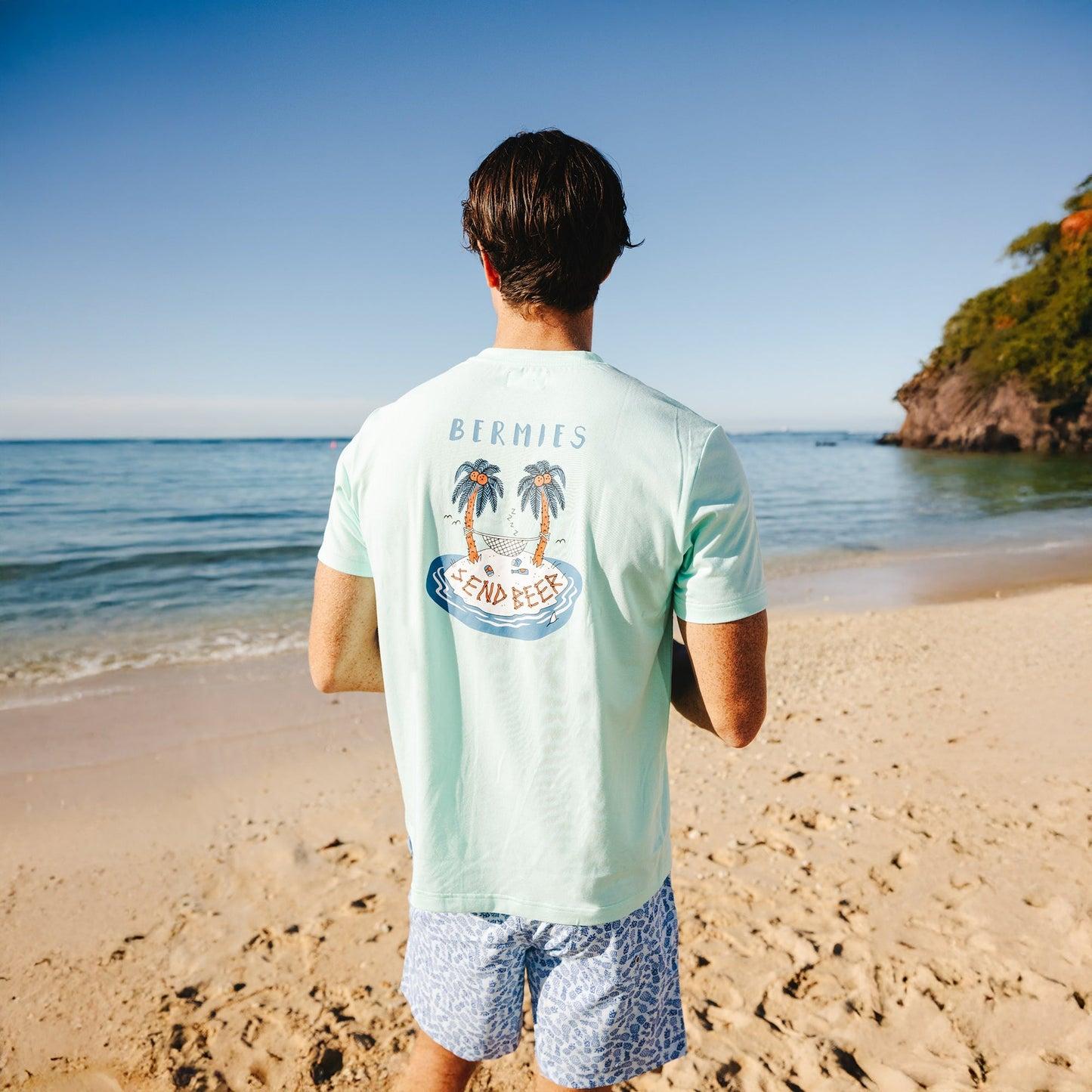 Bermies Send Beer T-Shirt Male Product Image