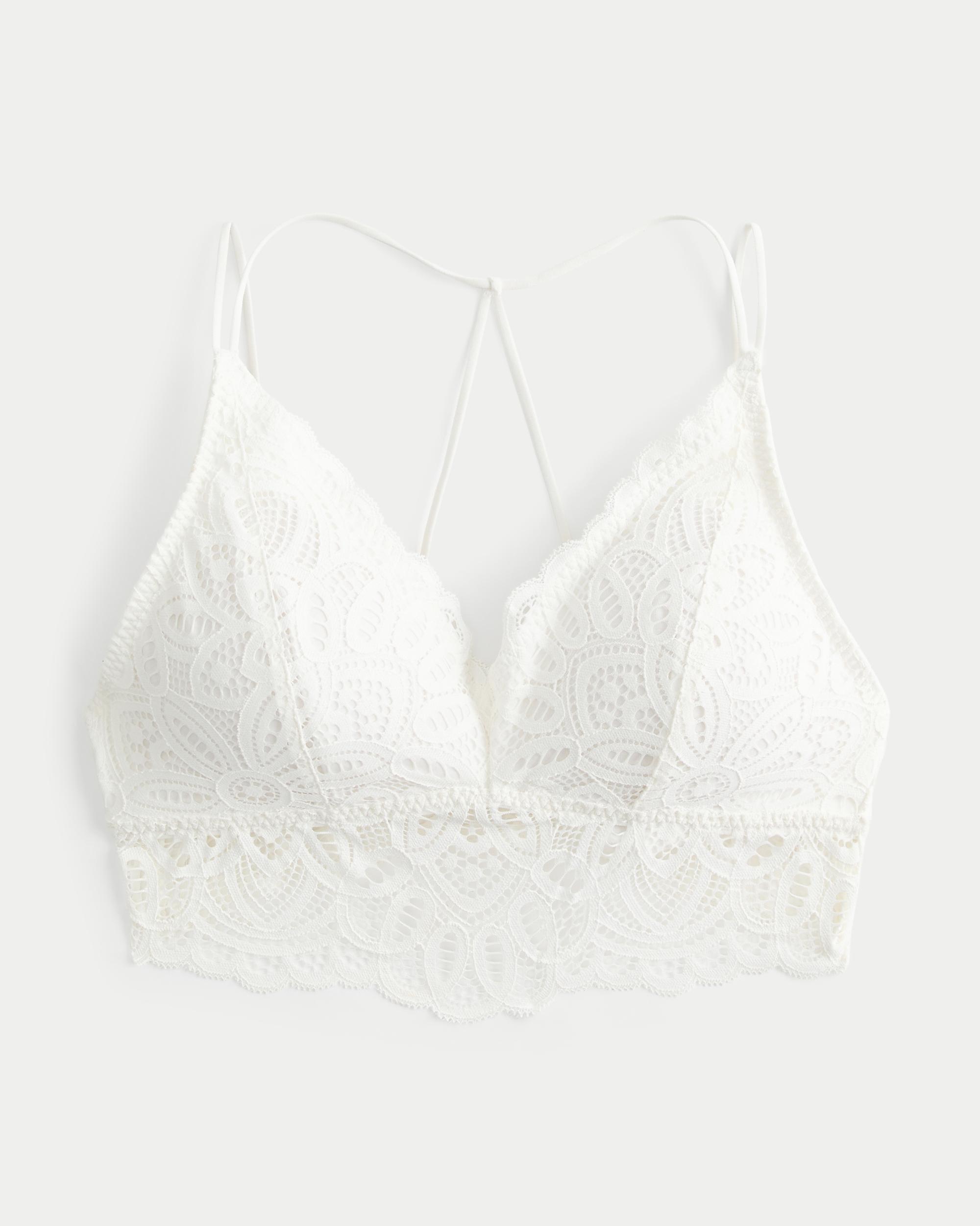 Crochet-Style Lace Bralette Product Image
