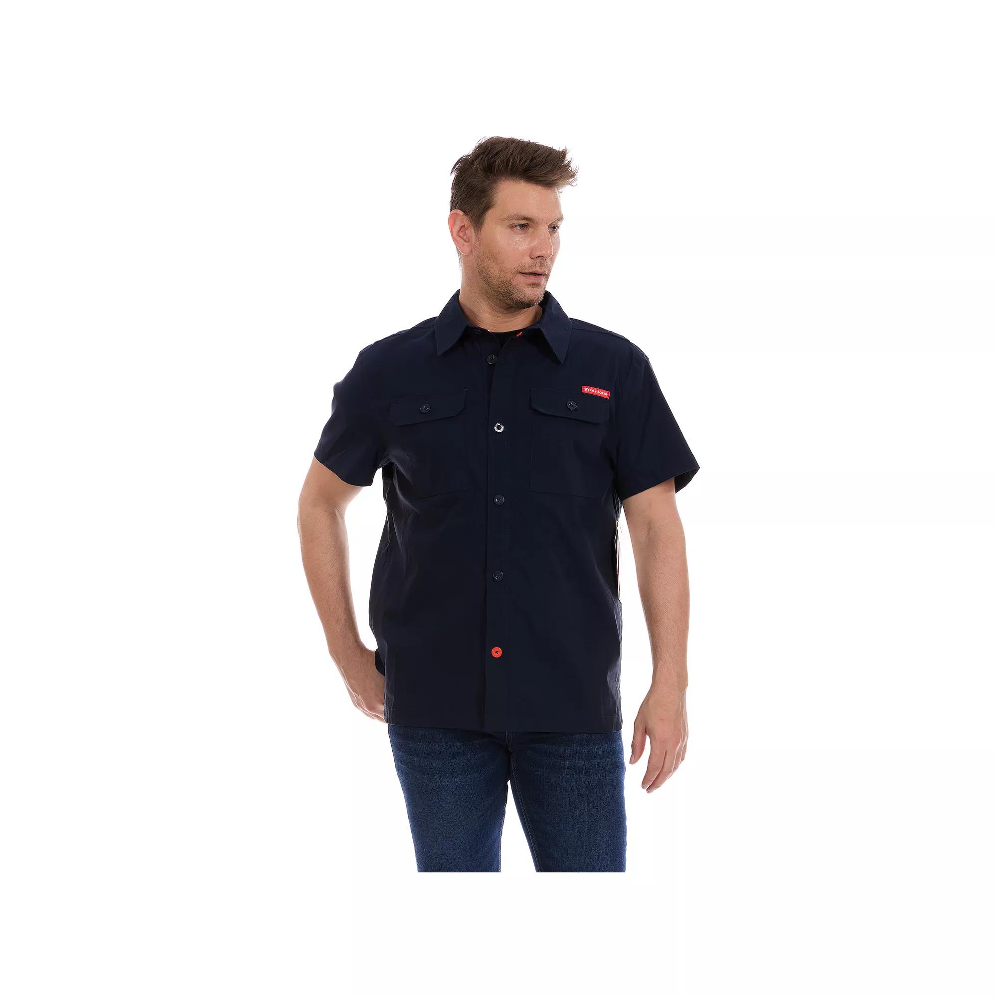 Men's Firestone Short Sleeve Mechanic Workshirt,  Product Image