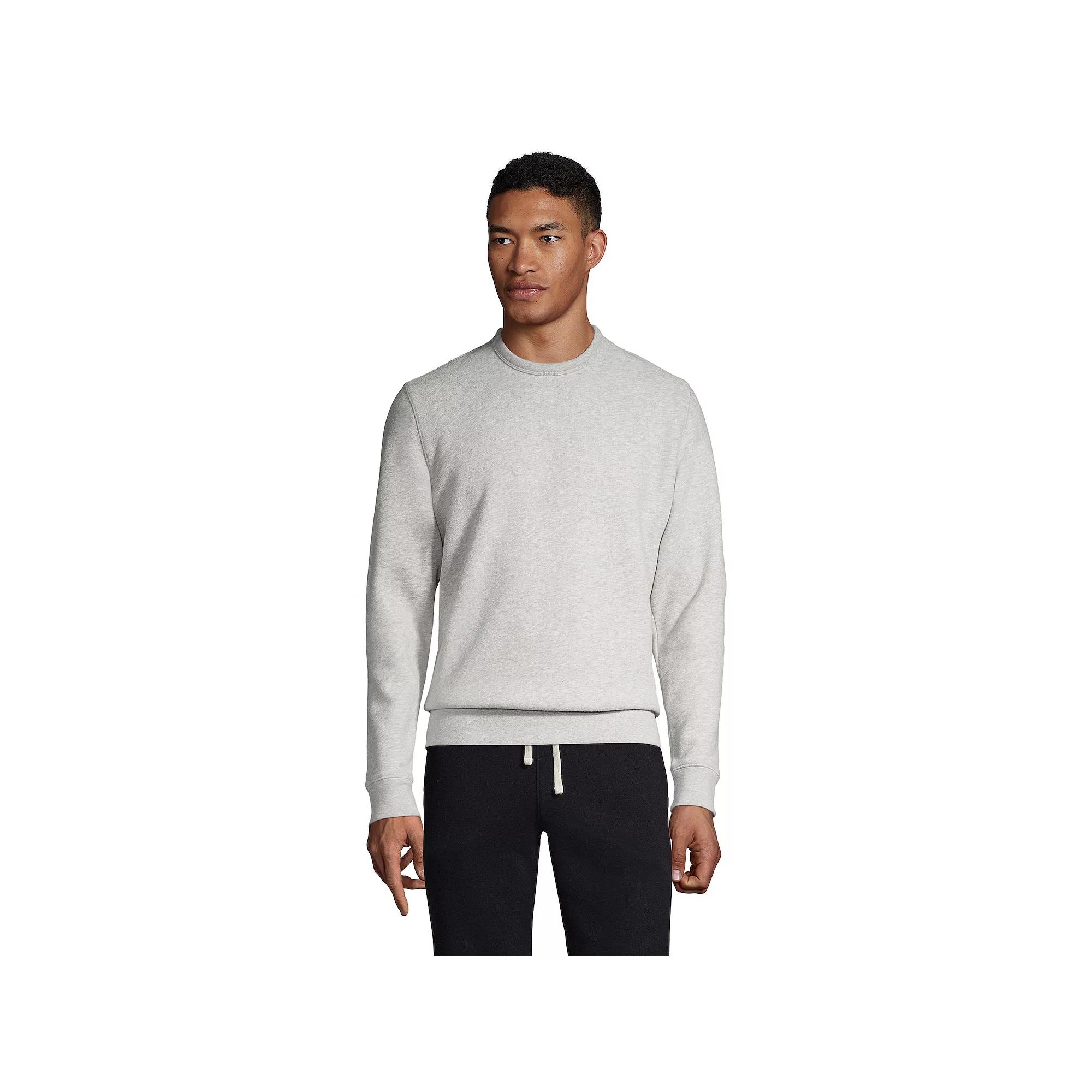 Big & Tall Lands' End Serious Sweats Crewneck Sweatshirt, Men's,  Product Image