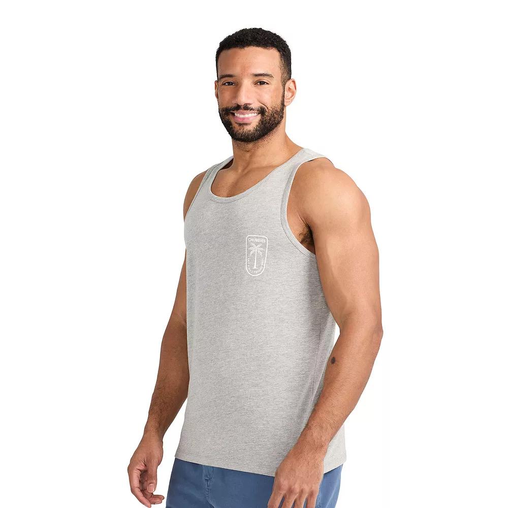Men's Chubbies The Relaxer Tank Top, Size: Small, Blue Times Gray Product Image