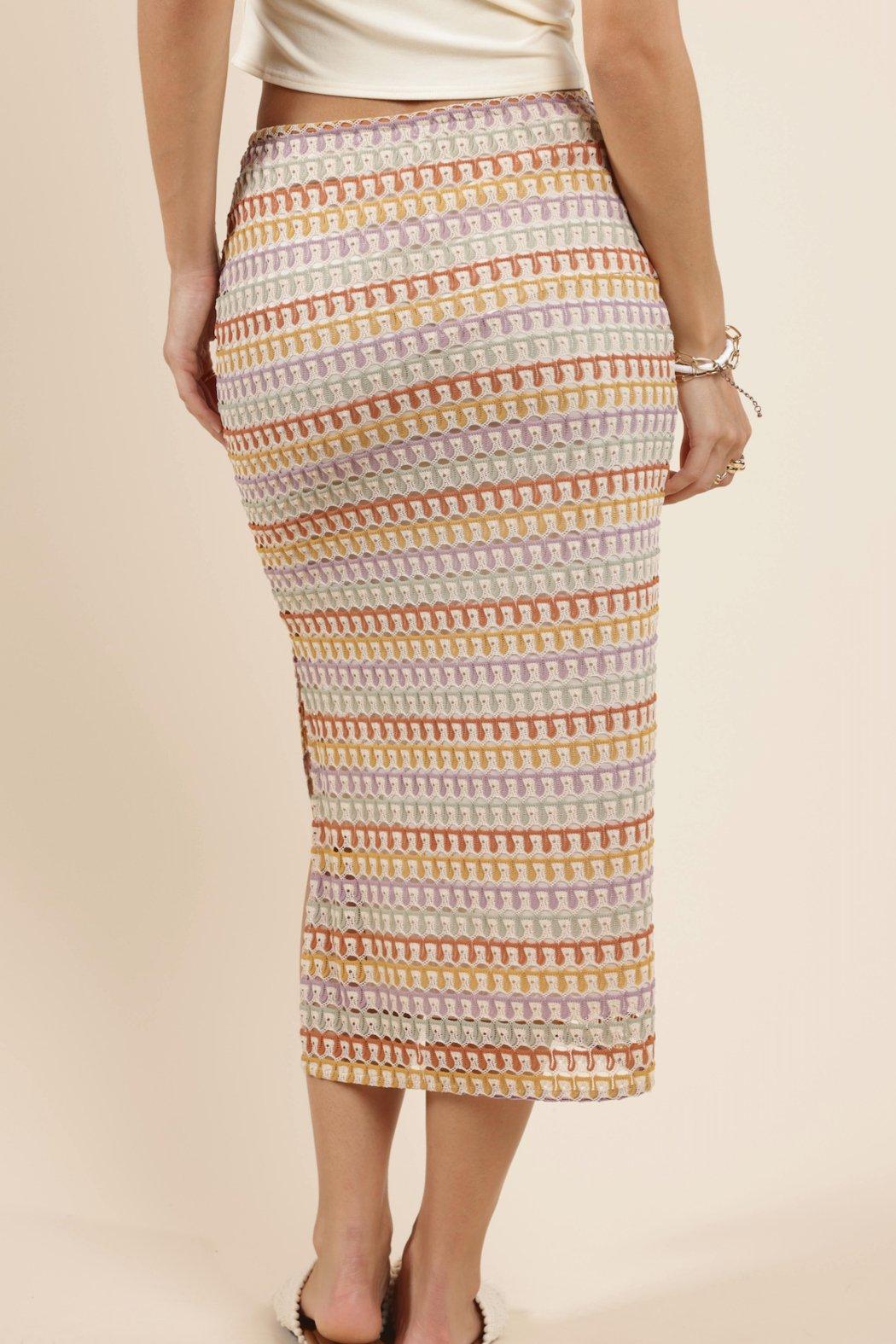 GILDED SKY MIDI SKIRT Product Image
