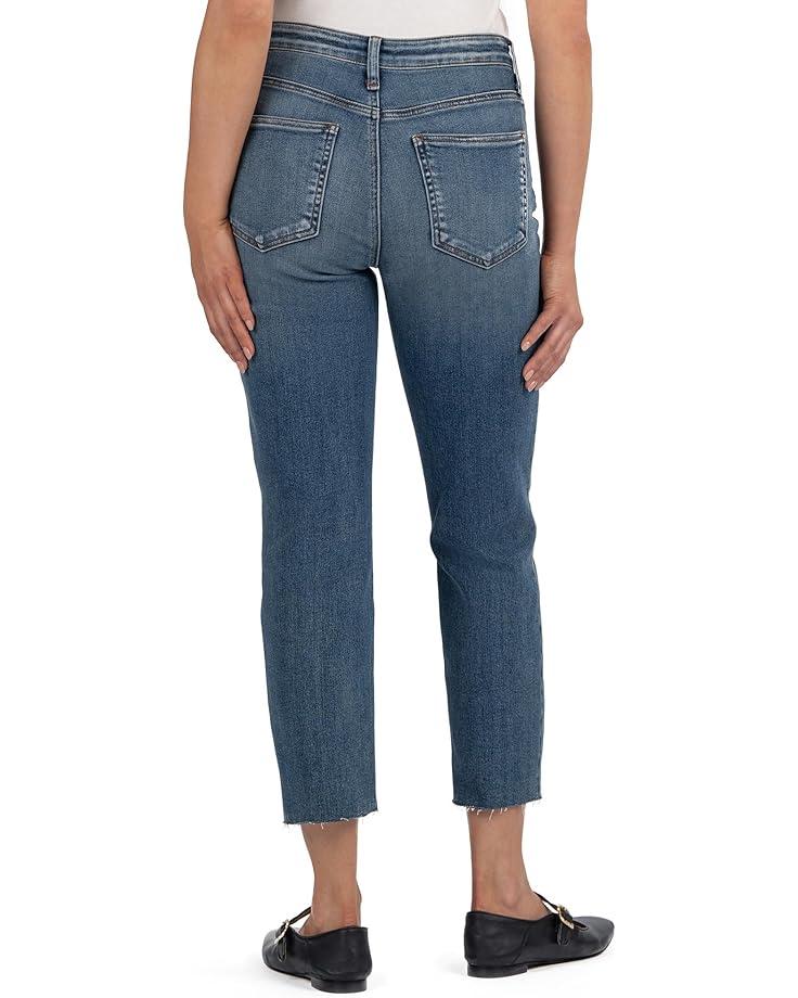Women's KUT from the Kloth Rachael High Rise Fab Ab Mom Raw Hem Product Image