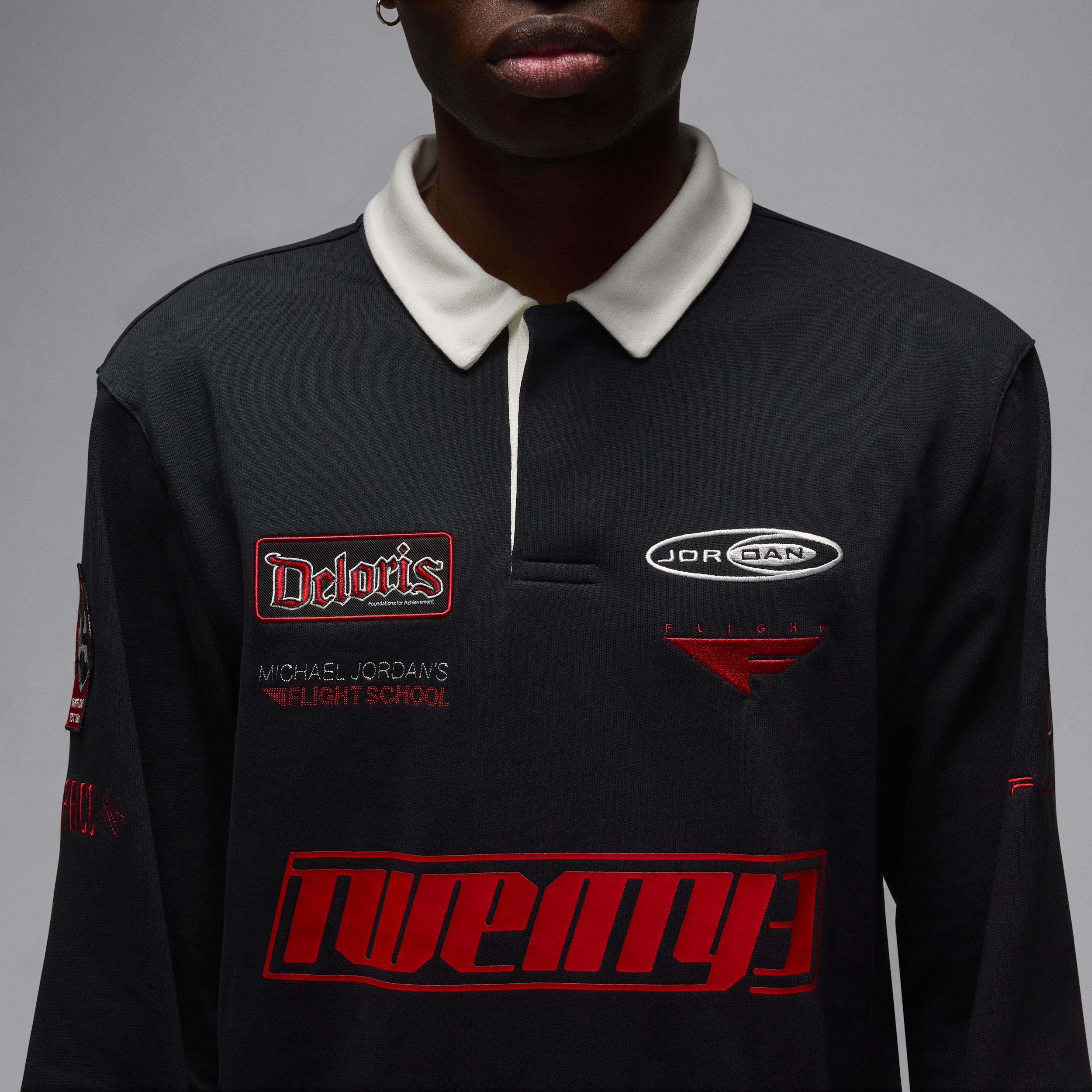 Men's Jordan Essentials Long-Sleeve Rugby Top Product Image