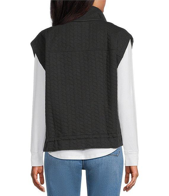 Westbound Quilted Button Front Vest Product Image