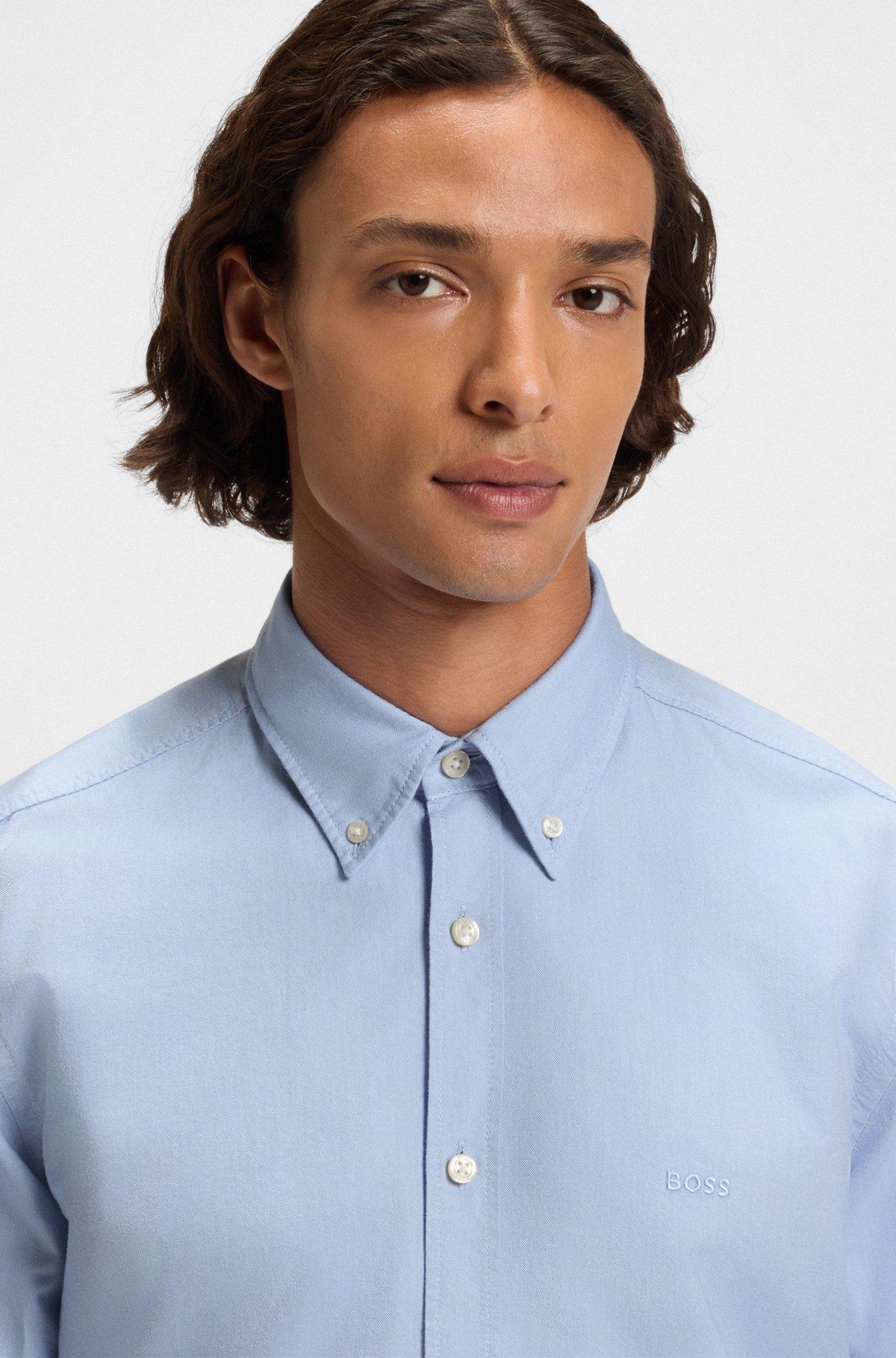 Button-down regular-fit shirt in Oxford cotton Product Image