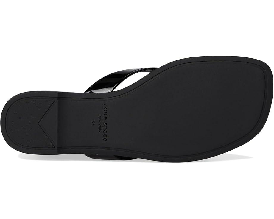 Spade Flower Smooth Leather Flip-Flop Product Image