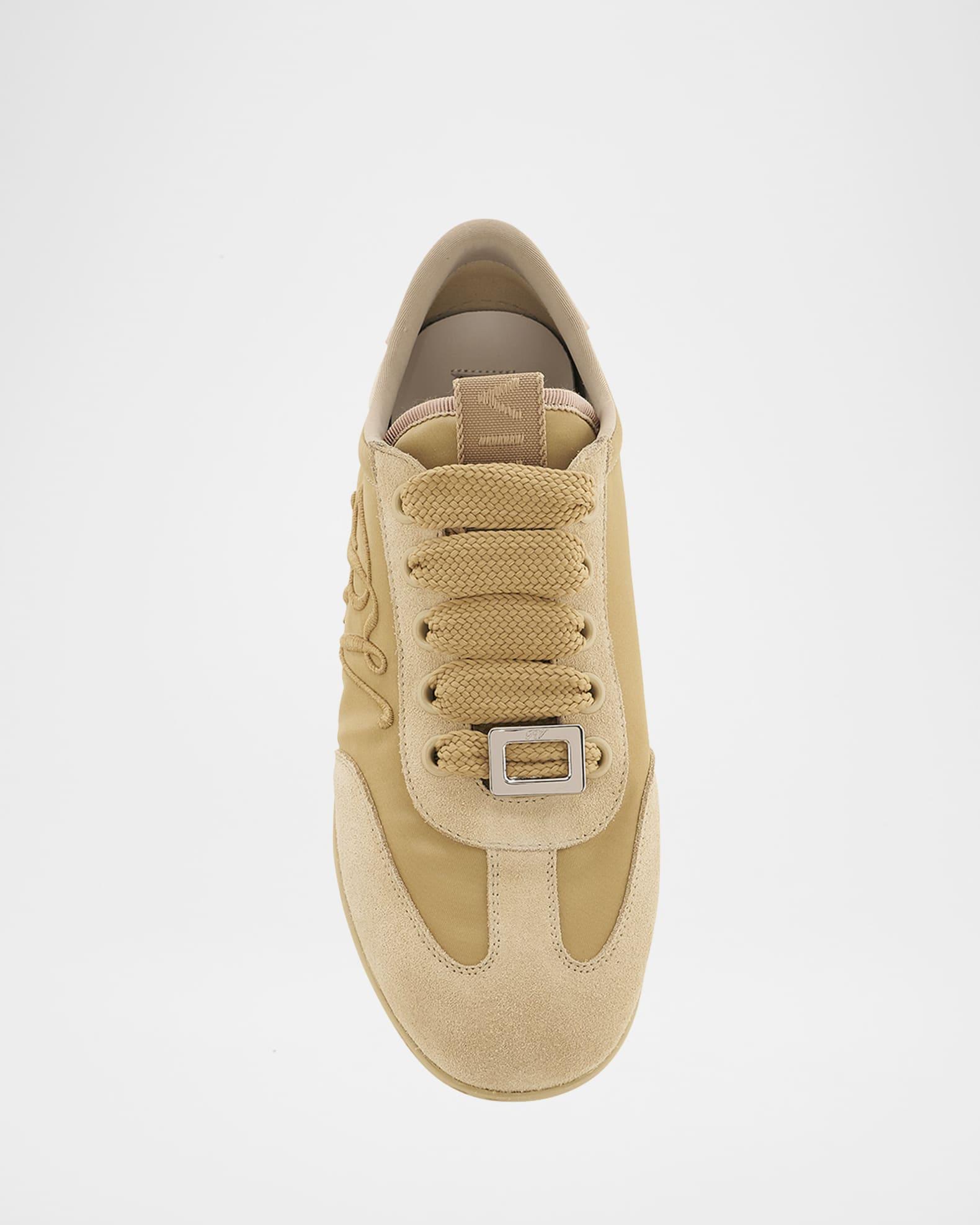 Viv Low-Top Canvas and Suede Sneakers Product Image