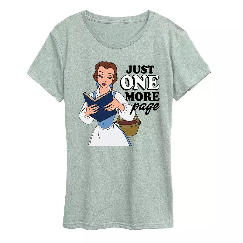 Disney Princess Belle Women's One More Page Graphic Tee, Girl's,  Product Image