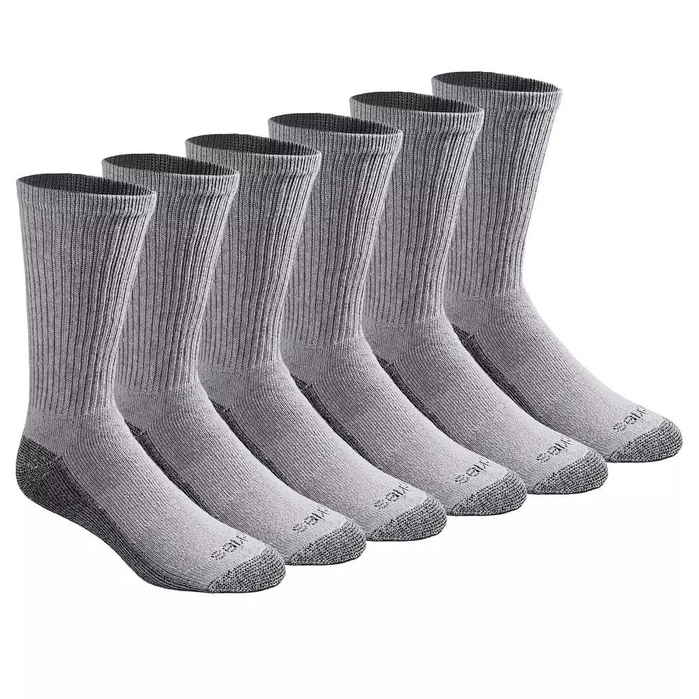 Men's Dickies 6-pack Dri-Tech Comfort Moisture-Control Crew Socks, Adult Unisex,  Product Image