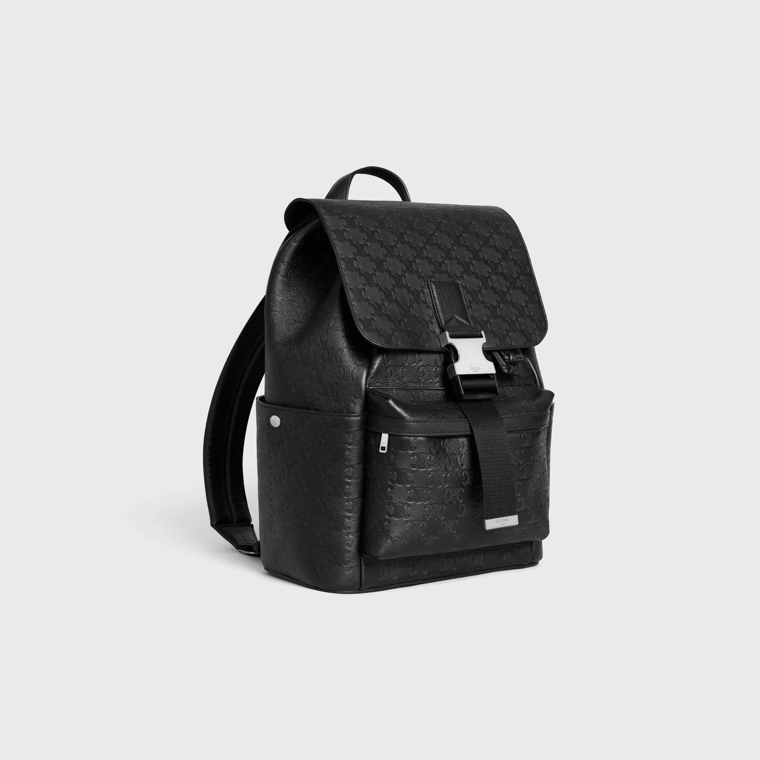 BACKPACK IN CALFSKIN WITH TRIOMPHE EMBOSSED Product Image