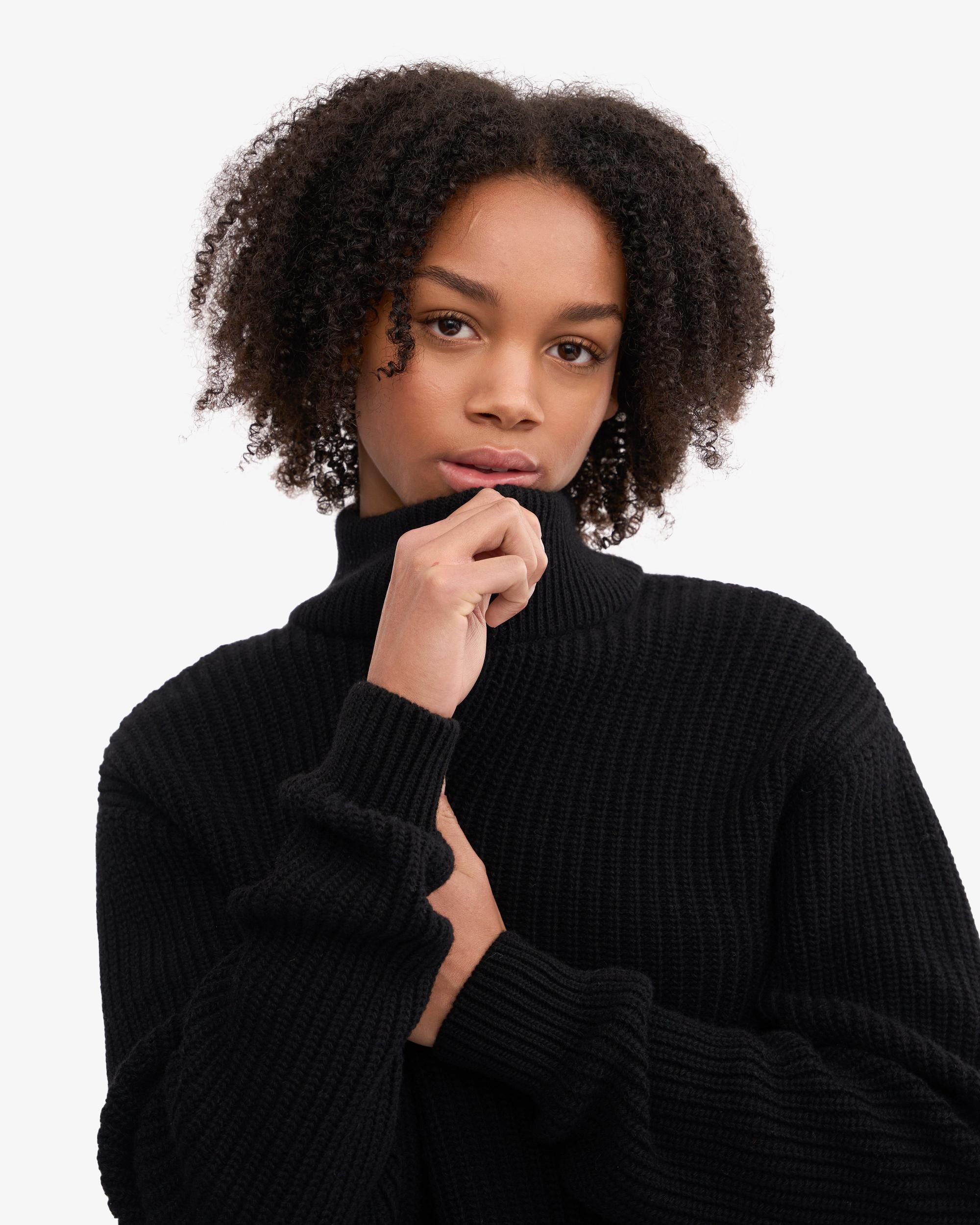 Merino Quarter Zip - Coffee Brown Product Image