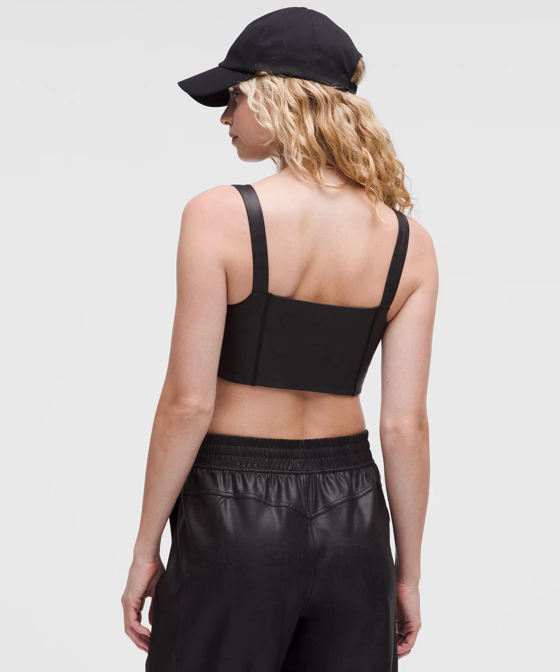 Everlux Longline Workout Bra Light Support, A/B Cup *Matte Foil Product Image