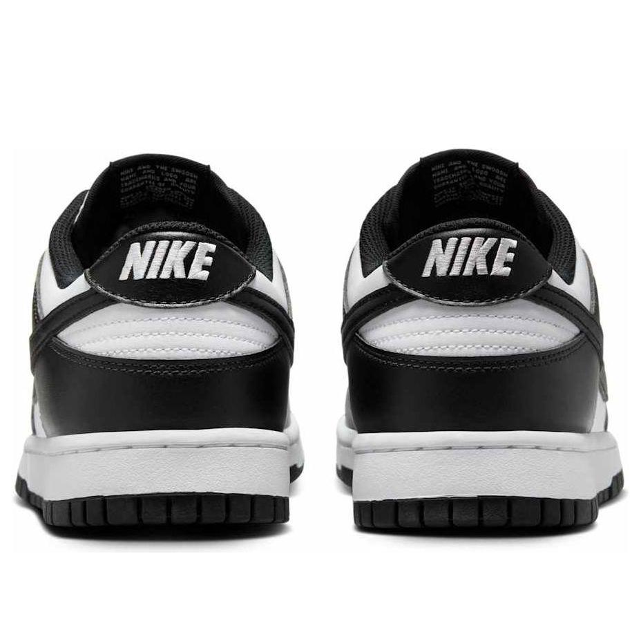 Black & White Dunk Low Retro Sneakers Product Image