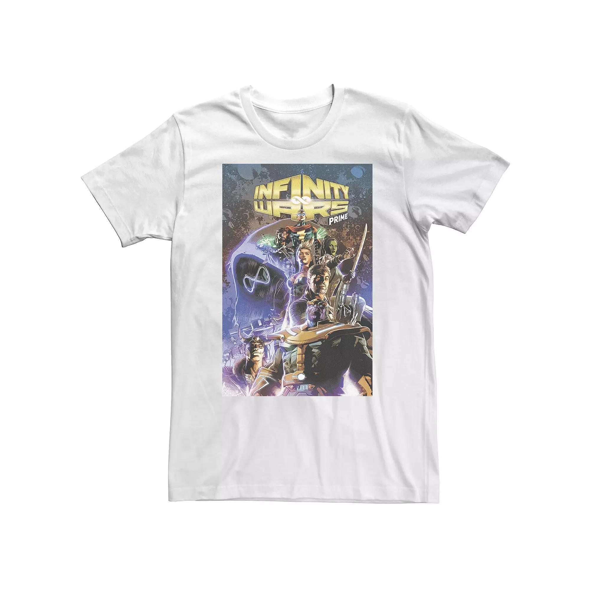 Big & Tall Marvel Infinity Wars Comic Cover Tee, Men's,  Product Image
