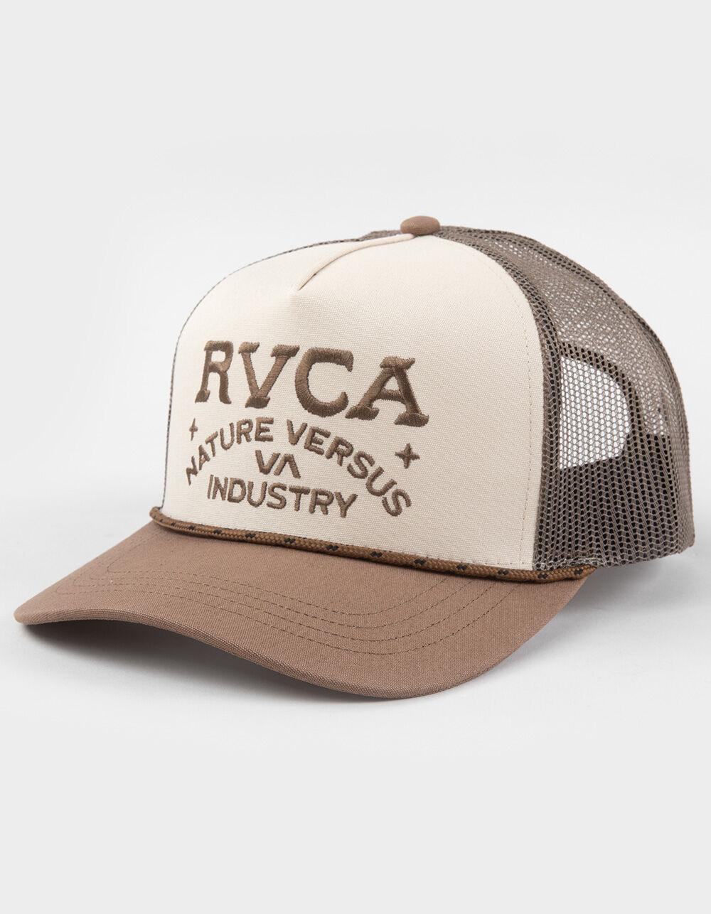 RVCA Ridge Curved Trucker Hat - BROWN COMBO Product Image