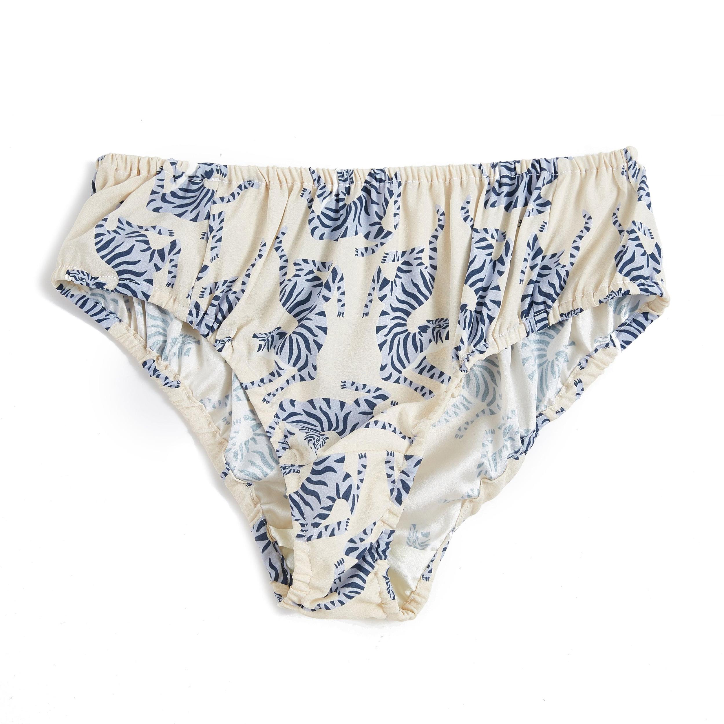 Sample Pure Silk Bikini Size S | Turquoise | Mulberry Silk Pantie Product Image