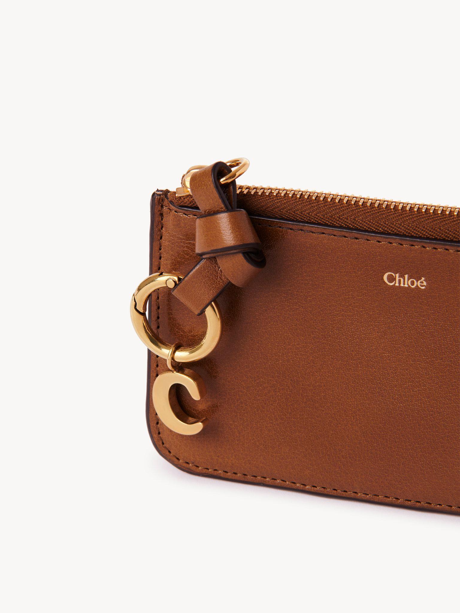 Alphabet wallet in shiny leather Product Image