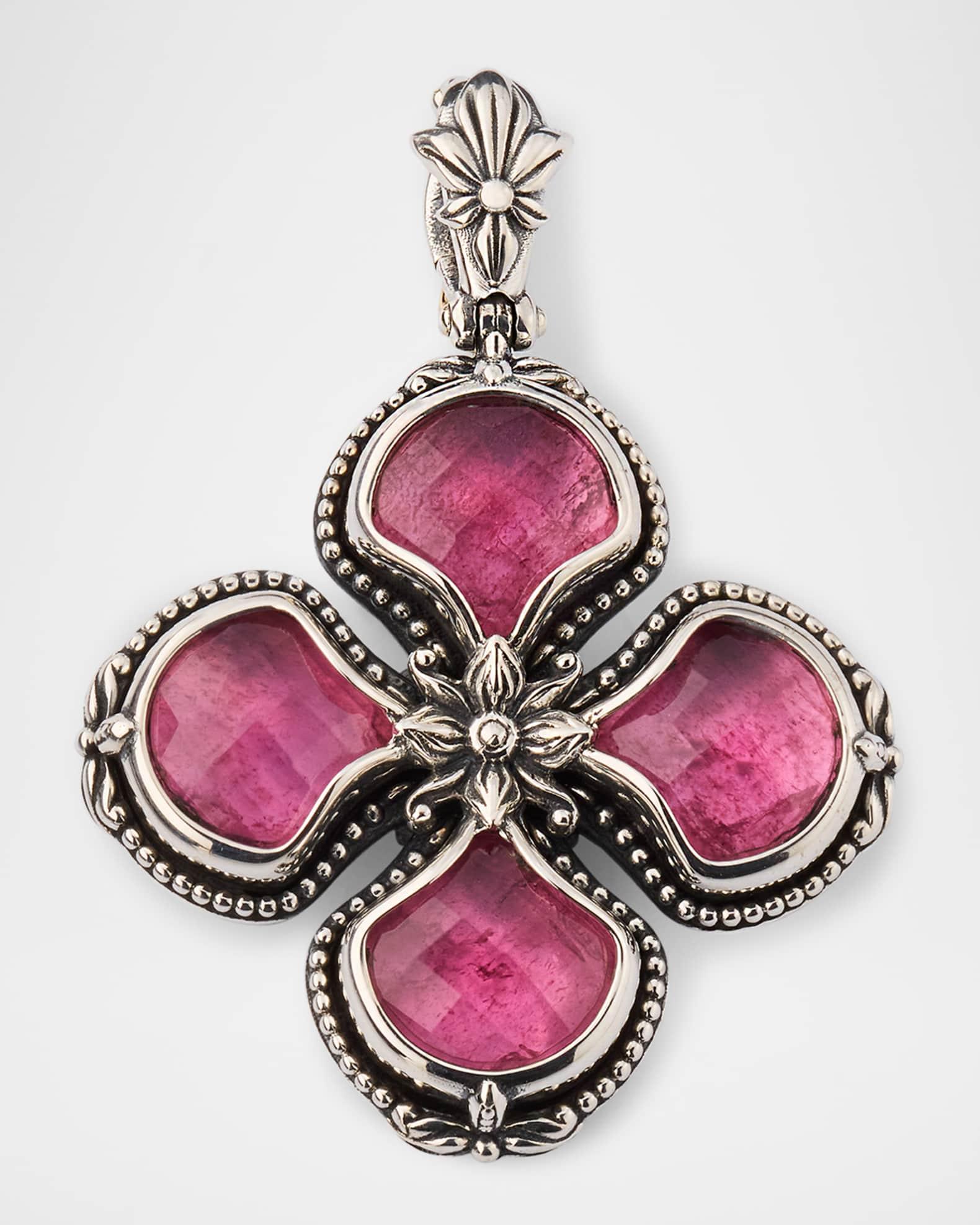 Ivy Rock Crystal, Strawberry Quartz and MOP Triplet Enhancer  Product Image