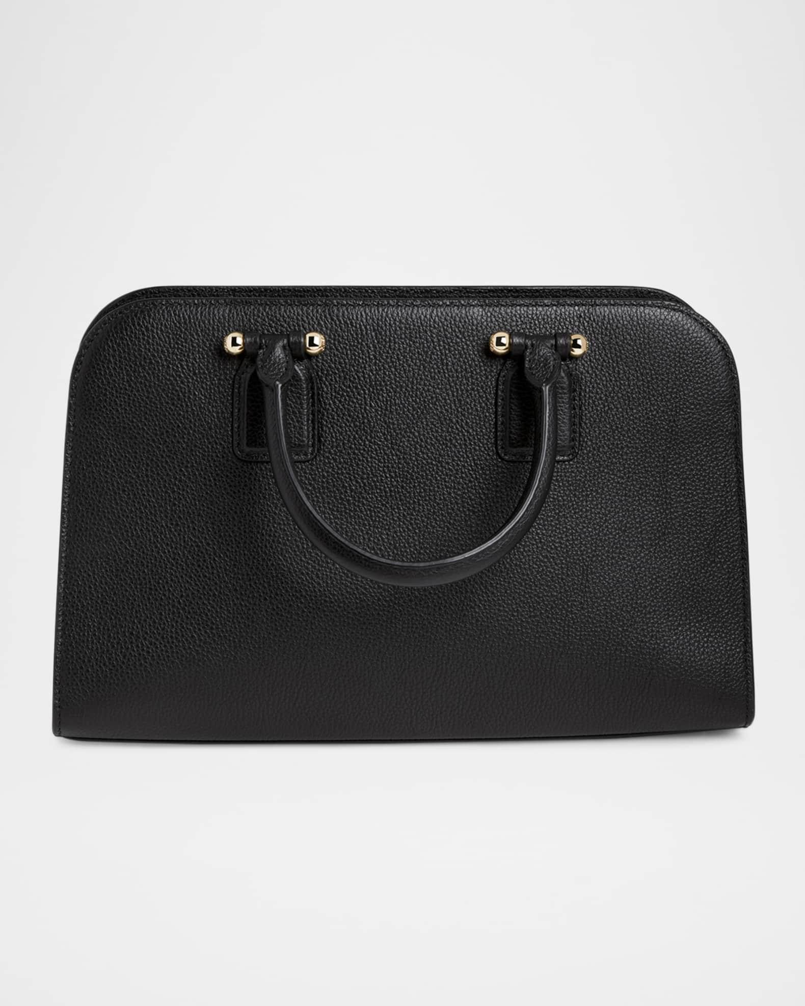 Georgia Midi Fine Grain Leather Tote Bag Product Image