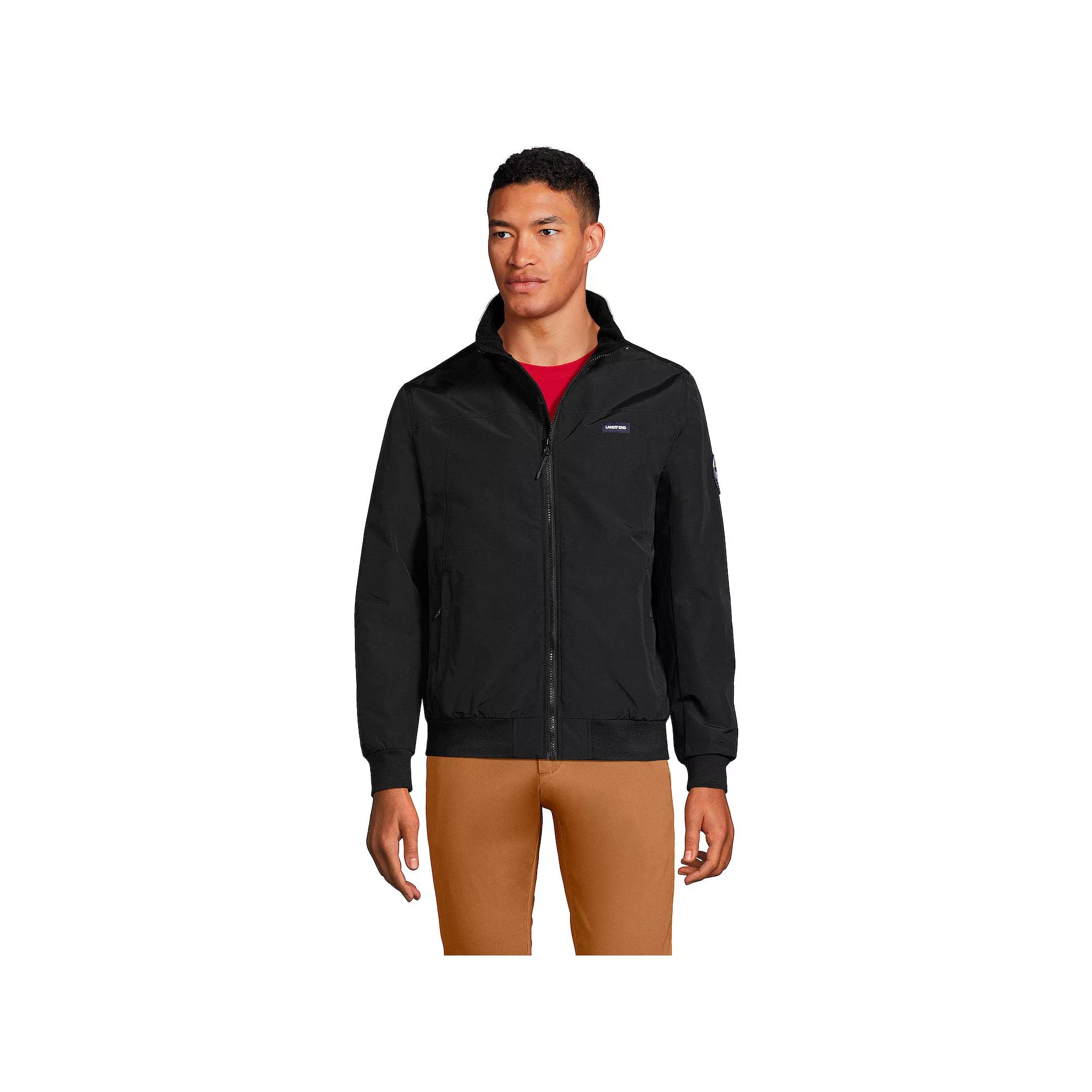 Big & Tall Lands' End Classic Squall Bomber Jacket, Men's,  Product Image
