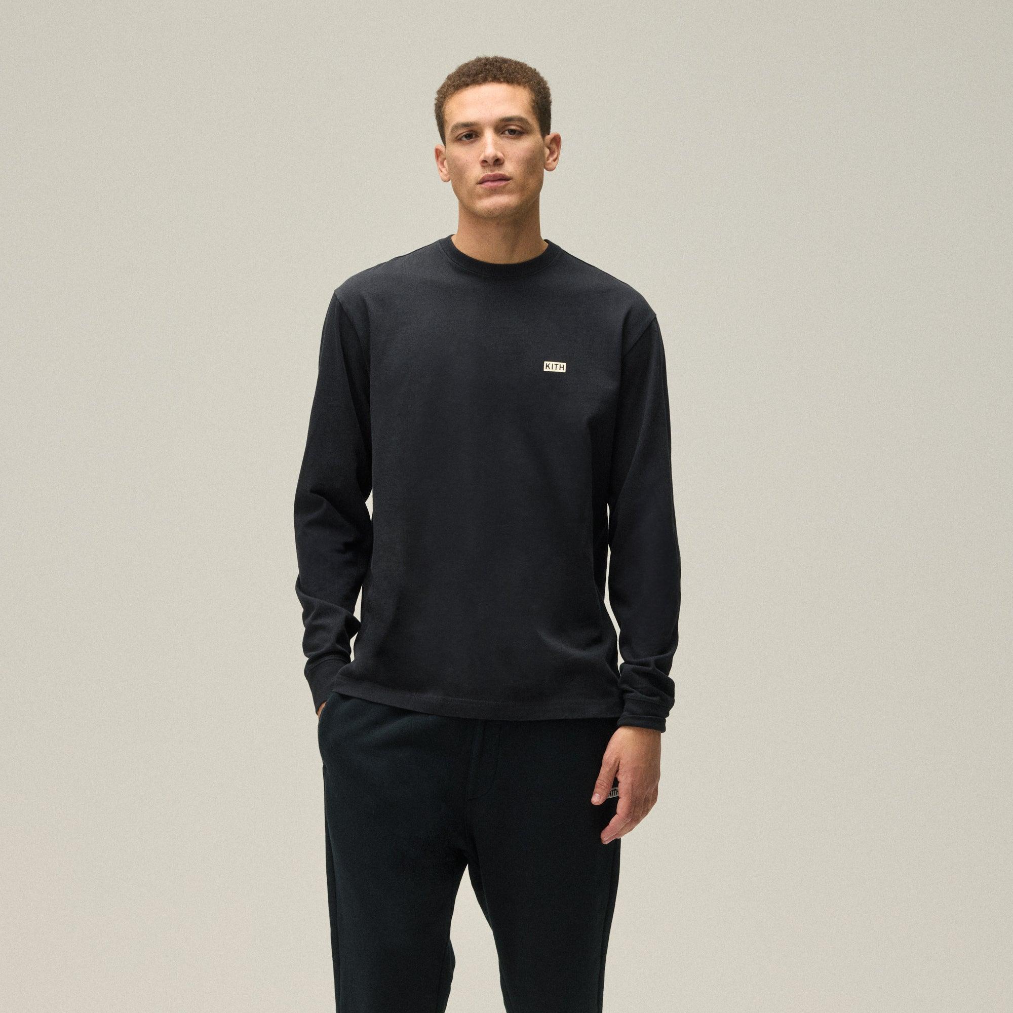 Kith Long Sleeve LAX Tee - Black Male Product Image